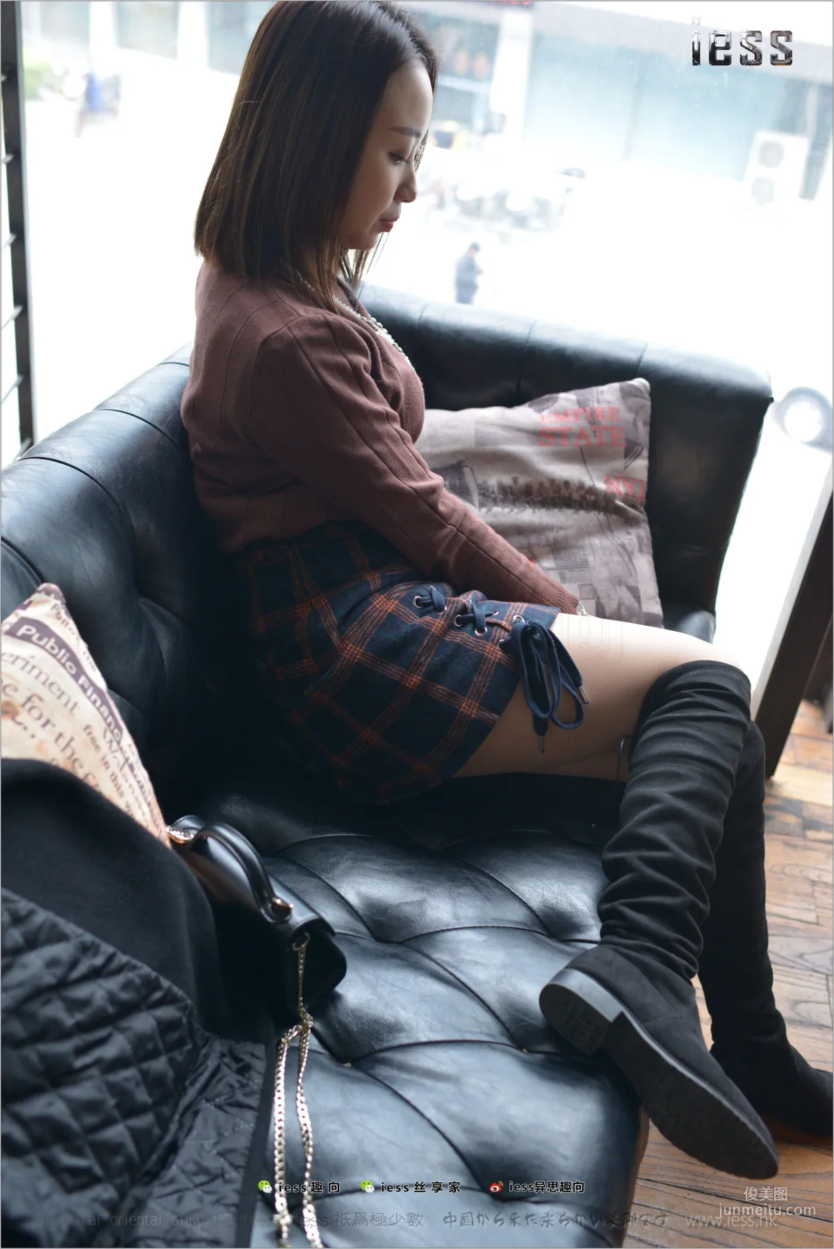 Silk Stockings Bento 190 Zhang Xinyue "Over-Knee Boots: King's Temptation 1" [IESS] Photo Set photo 23