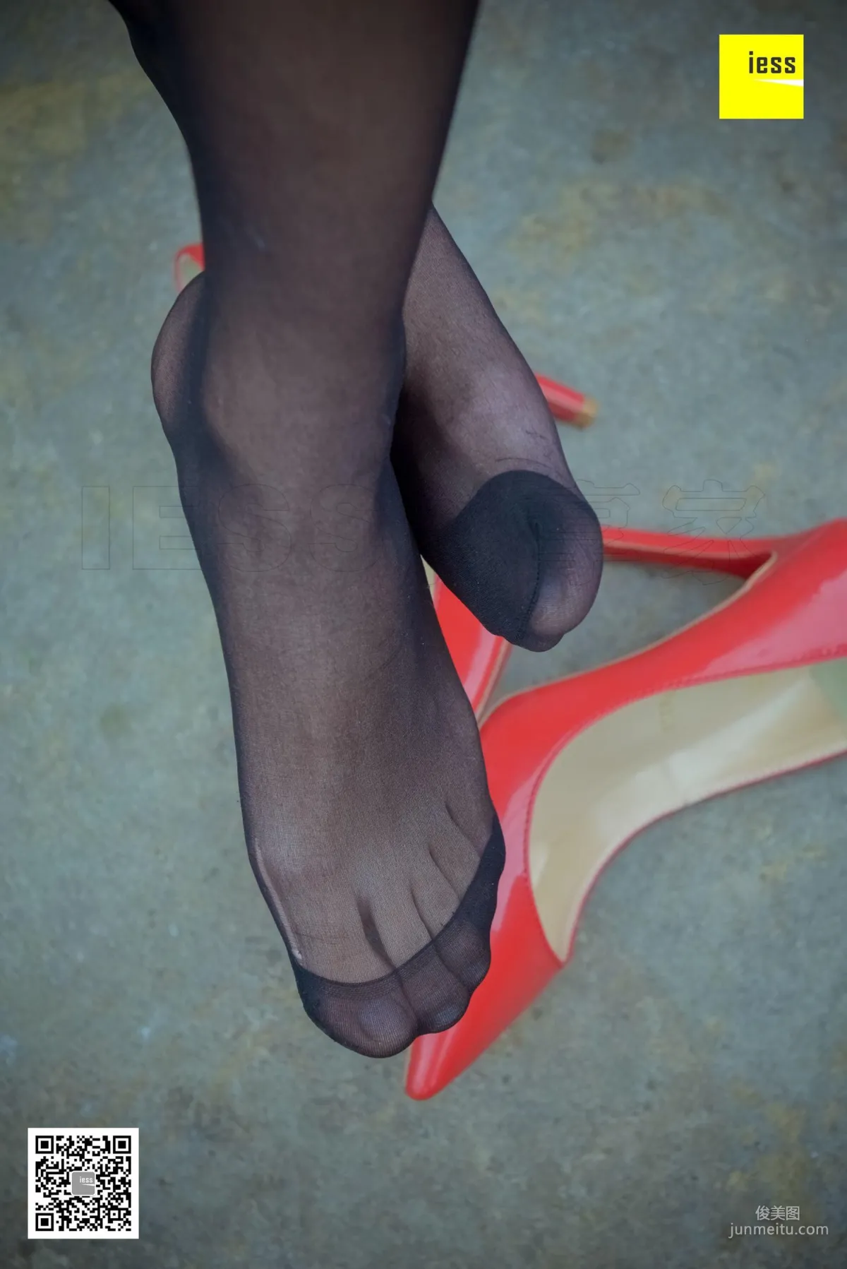 Si Xiang Jia 139 Mu Mu "Reinforced Toe Black Stockings" [IESS] Photo Set photo 91
