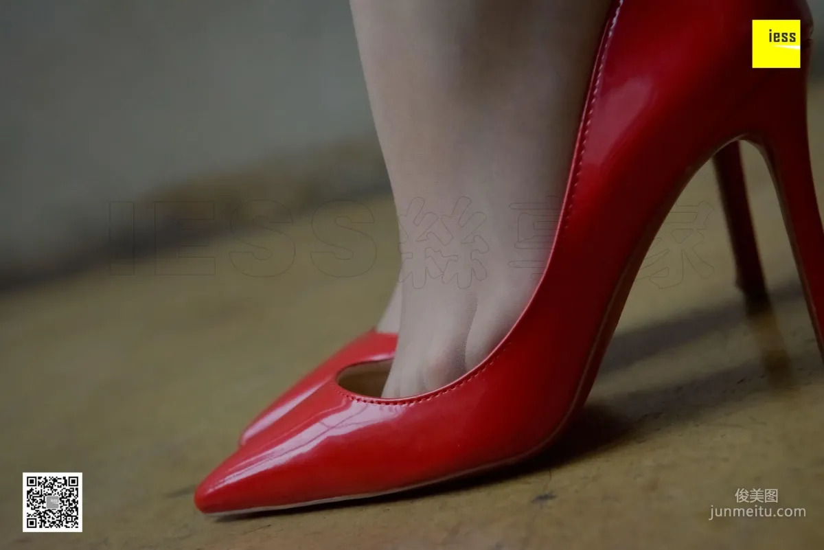 Silk Enjoyer 146 Zi Zi "Non-Slip Sole Nude Stockings and Red High Heels" [IESS] Photo Set photo 29