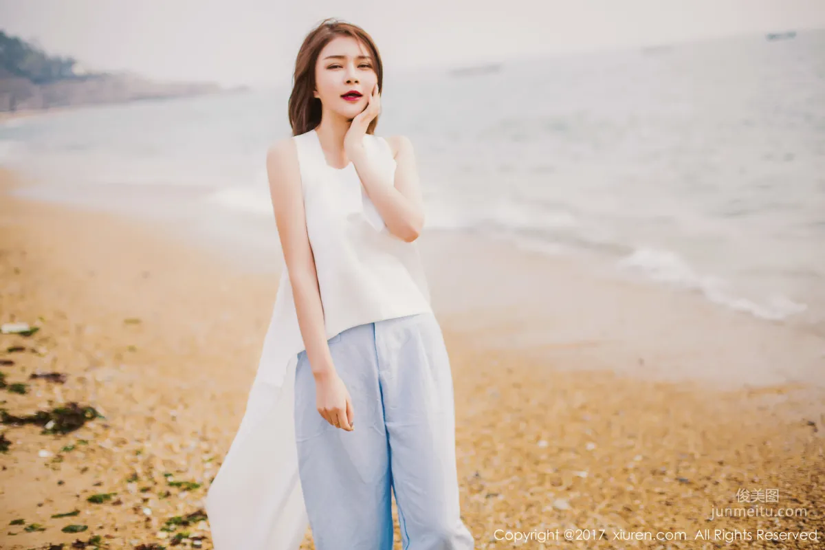 Nian Shi (Kai Zhu) 'Seaside Aesthetic Style + Sexy Indoor' [XiuRen] NO.879 Photo Set photo 7