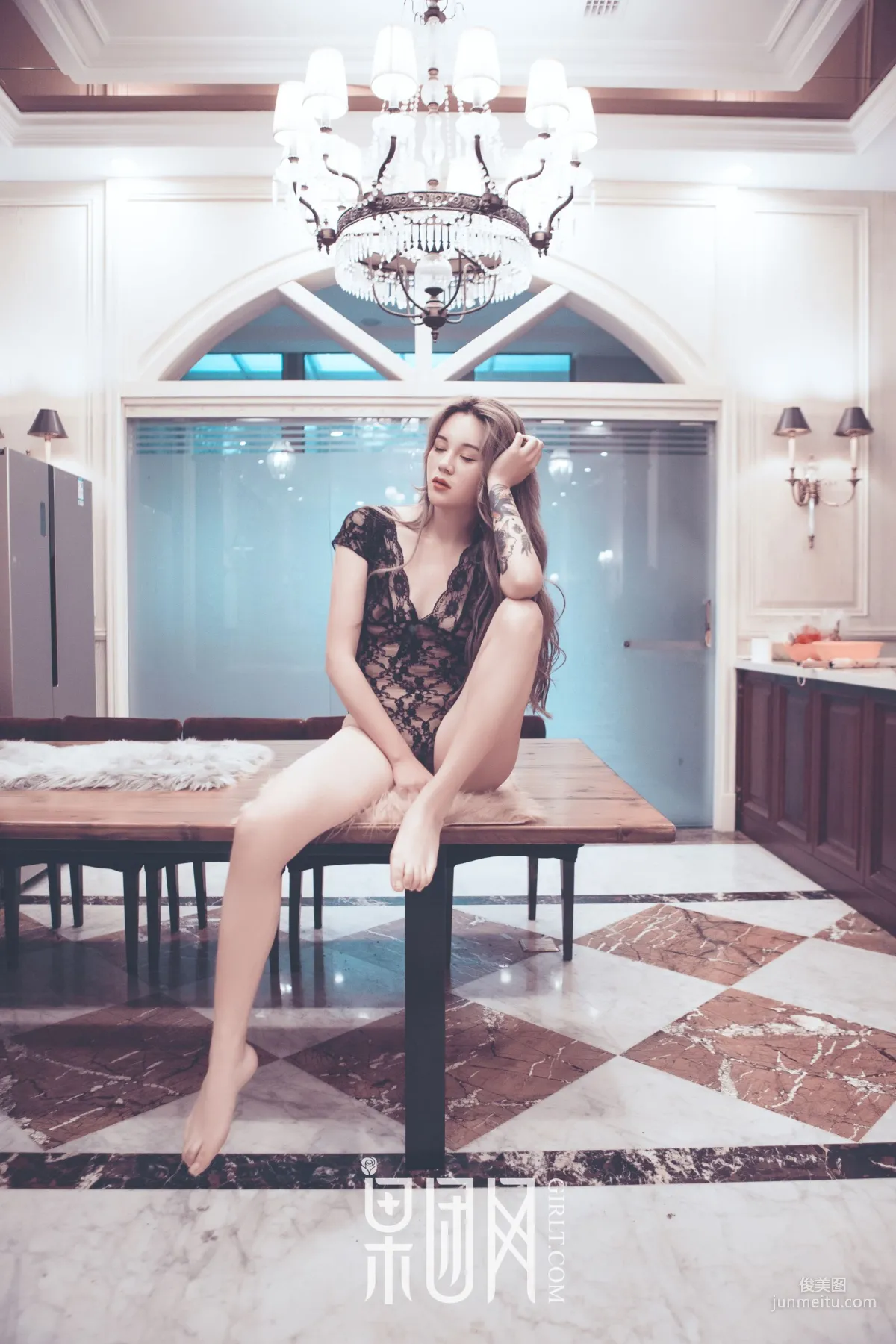 Xiao Bai《Lace See-Through, Sexy and Charming!》 [Girlt] No.110 Photo Set photo 32