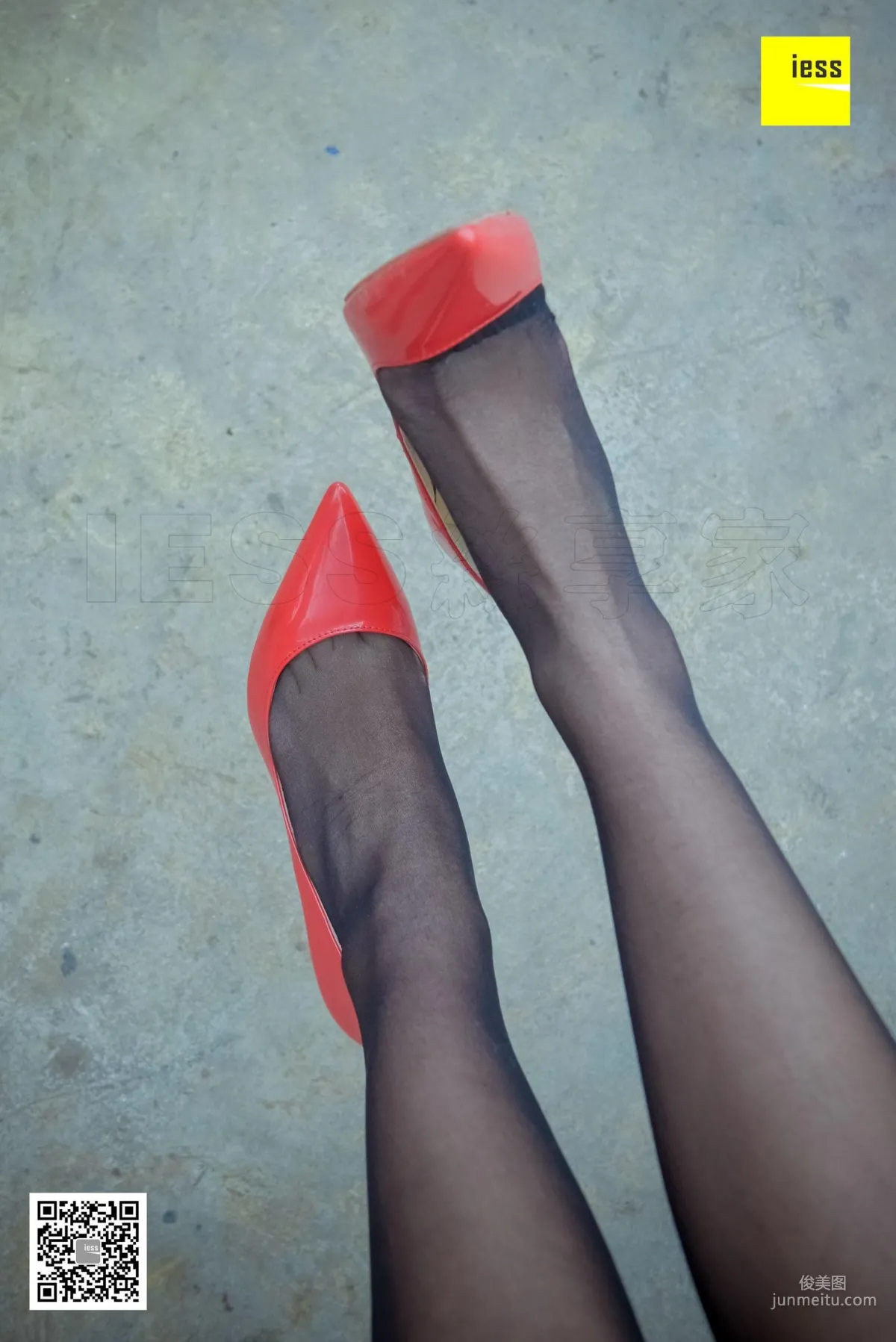 Si Xiang Jia 139 Mu Mu "Reinforced Toe Black Stockings" [IESS] Photo Set photo 58