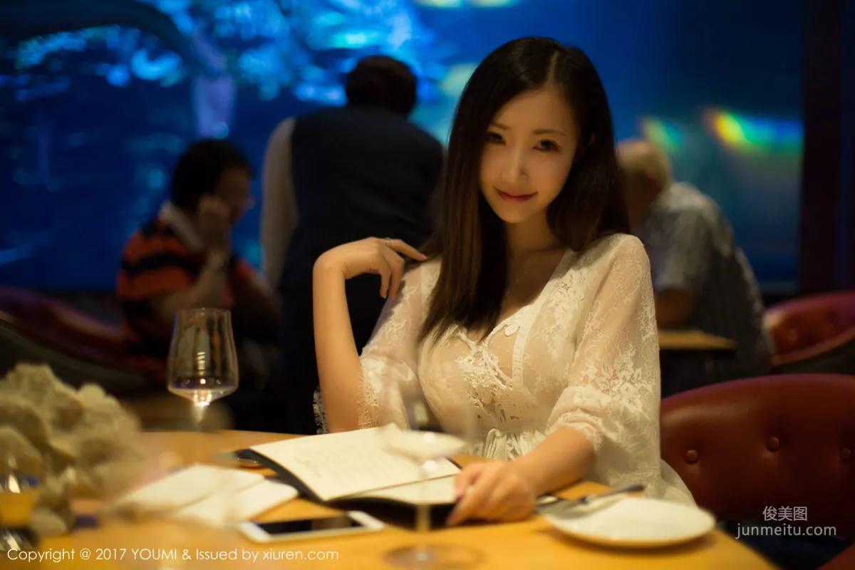 Yumi- Youmei Blue Sky Silver Beach White Clouds Beauty [YouMi] VOL.088 Photo Set photo 32