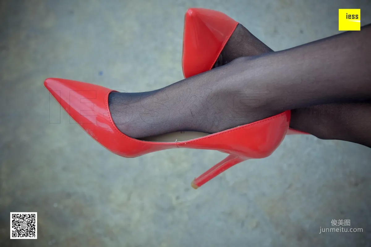 Si Xiang Jia 139 Mu Mu "Reinforced Toe Black Stockings" [IESS] Photo Set photo 44