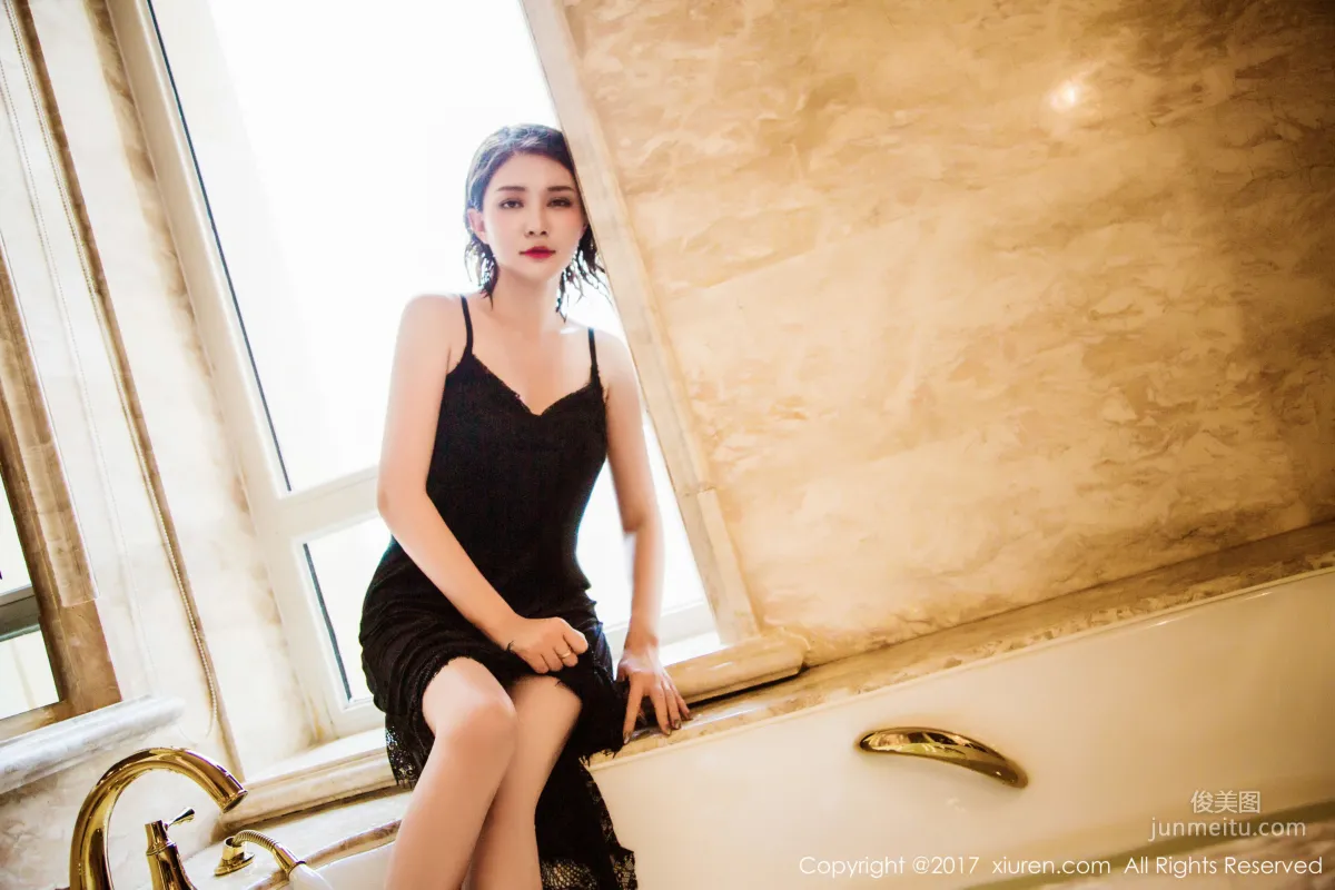 Nian Shi (Kai Zhu) 'Seaside Aesthetic Style + Sexy Indoor' [XiuRen] NO.879 Photo Set photo 43