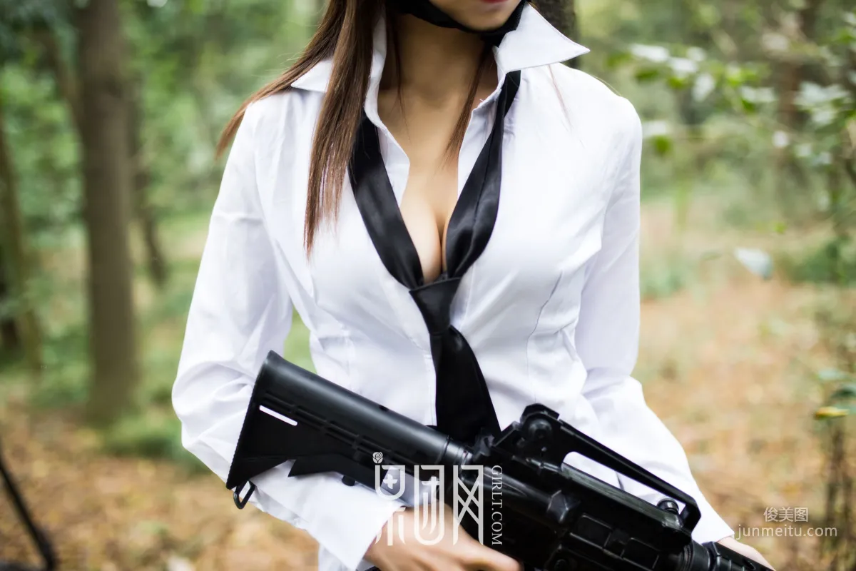 Mo Gu, Beauty's Wild Battle in the Wilderness, Sexy and Alluring! [Girlt] NO.109 Photo Set photo 16