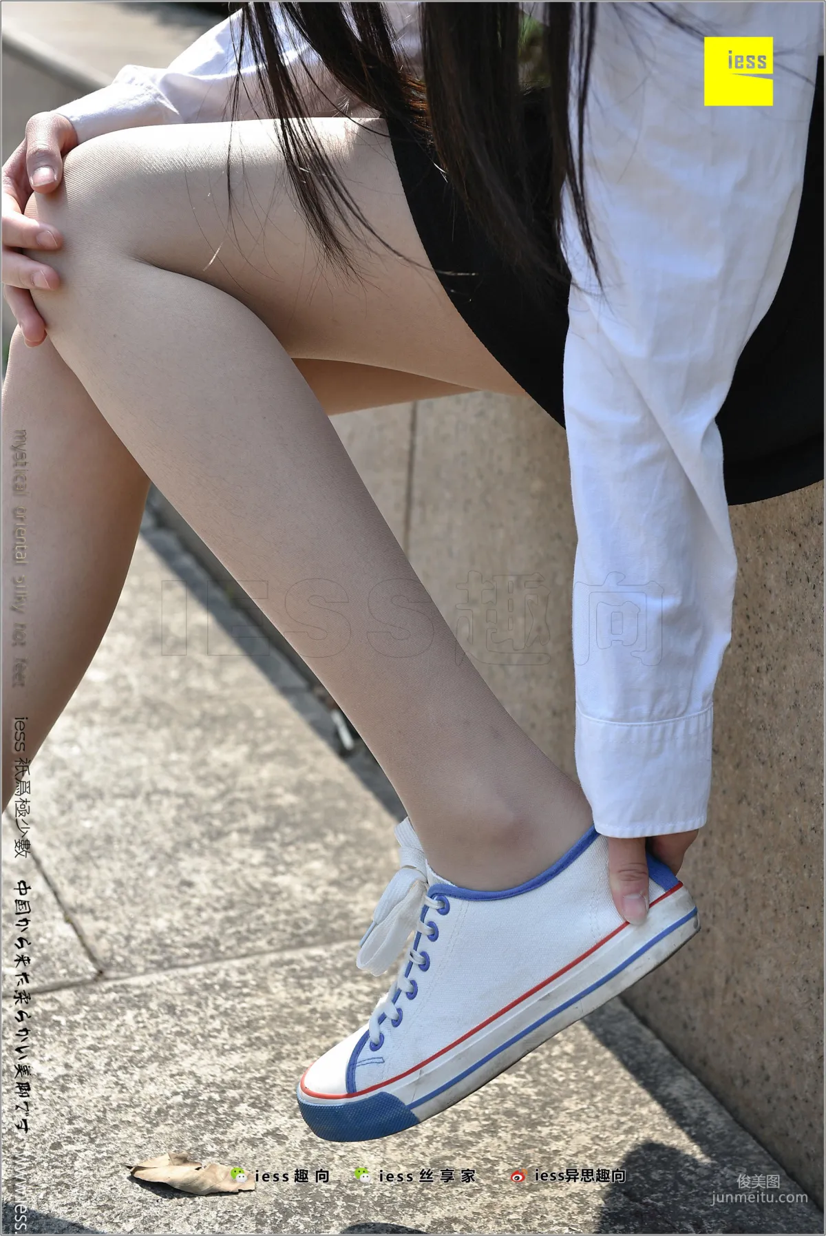 Silk Stockings Bento 181 Ruo Qi "Silk of Coming of Age -- Canvas Shoes 1" [IESS] Photo Set photo 33