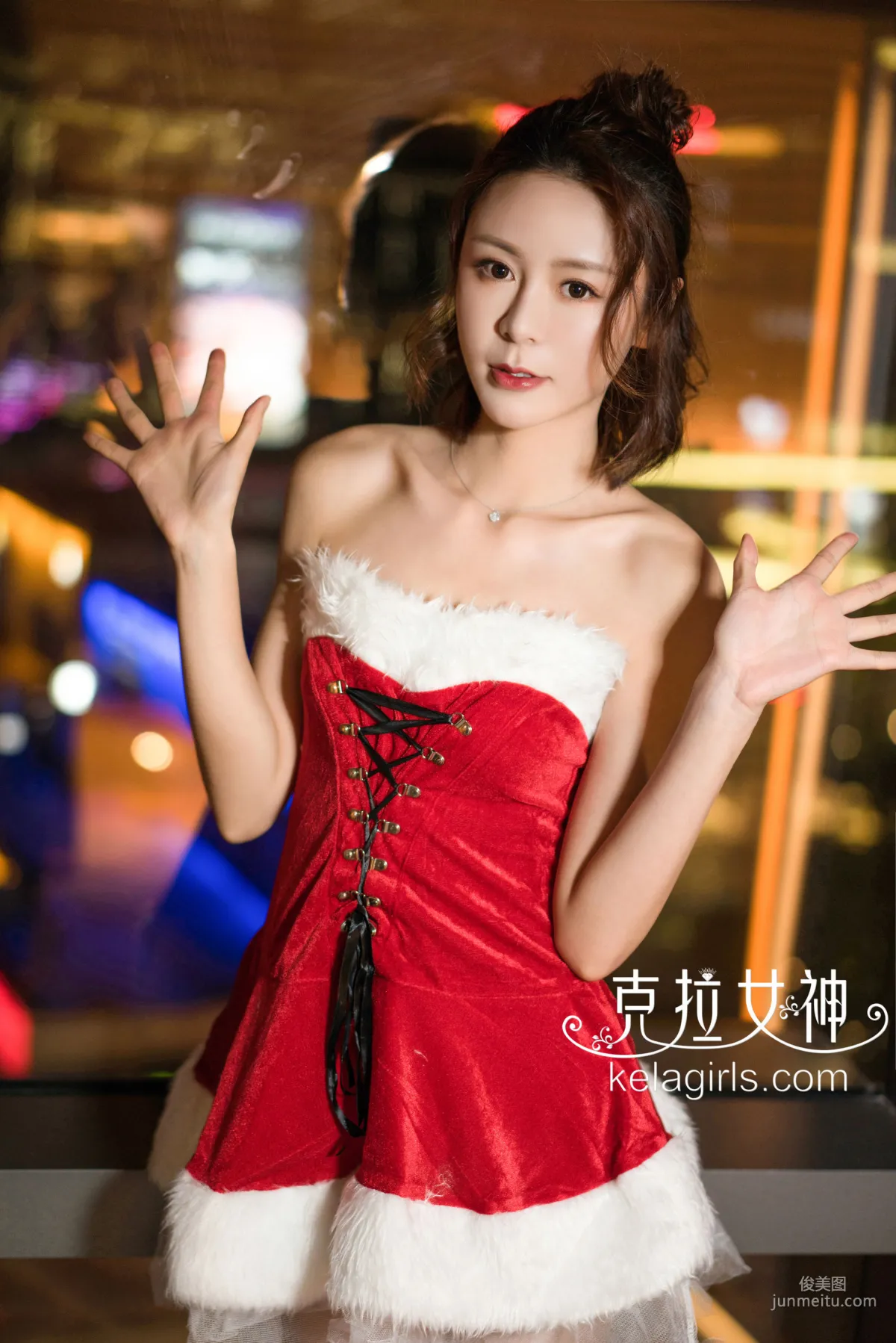昕予《缤紛平安夜》 [克拉女神Kelagirls] 寫真集 6