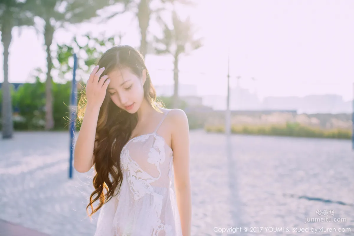 Yumi- Youmei Blue Sky Silver Beach White Clouds Beauty [YouMi] VOL.088 Photo Set photo 21
