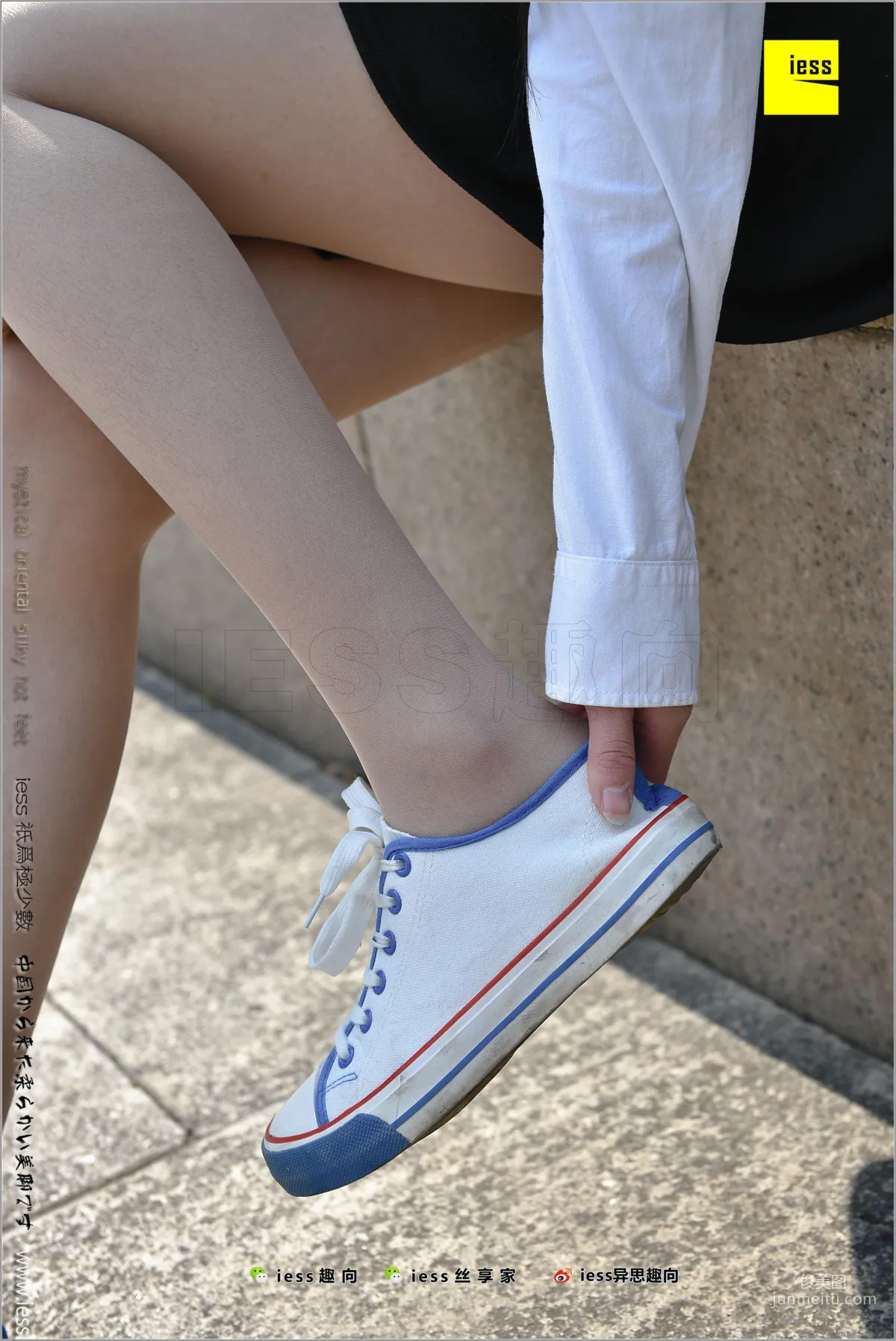 Silk Stockings Bento 181 Ruo Qi "Silk of Coming of Age -- Canvas Shoes 1" [IESS] Photo Set photo 35