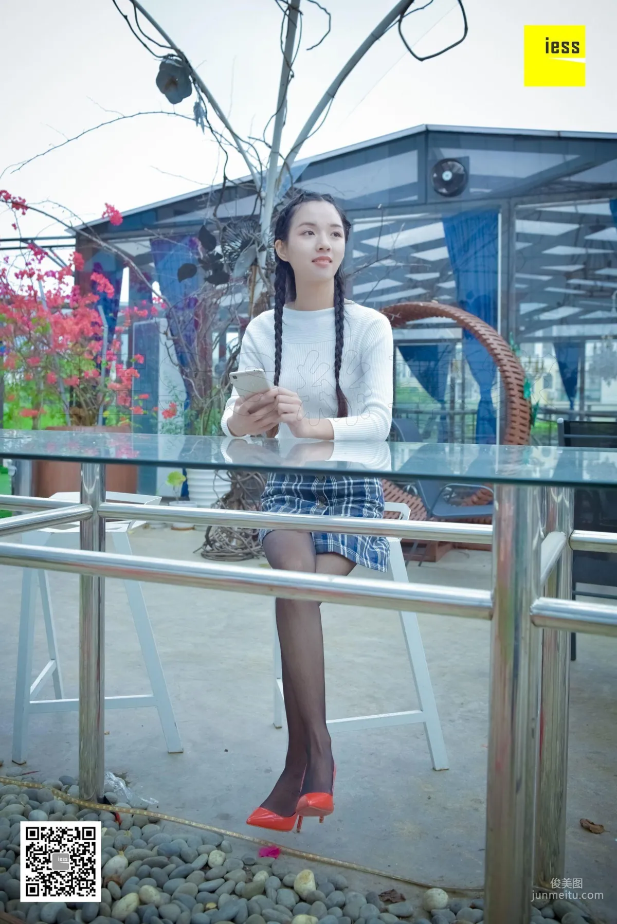 Si Xiang Jia 139 Mu Mu "Reinforced Toe Black Stockings" [IESS] Photo Set photo 22