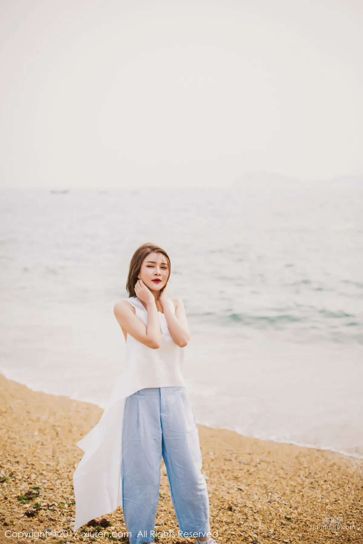 Nian Shi (Kai Zhu) 'Seaside Aesthetic Style + Sexy Indoor' [XiuRen] NO.879 Photo Set photo 8