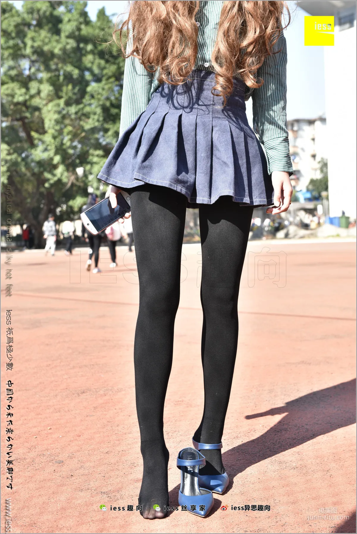 Silk Stockings Bento 182 Jing Jing, The See-Through Temptation of Thick Black Stockings [IESS] Photo Set photo 61