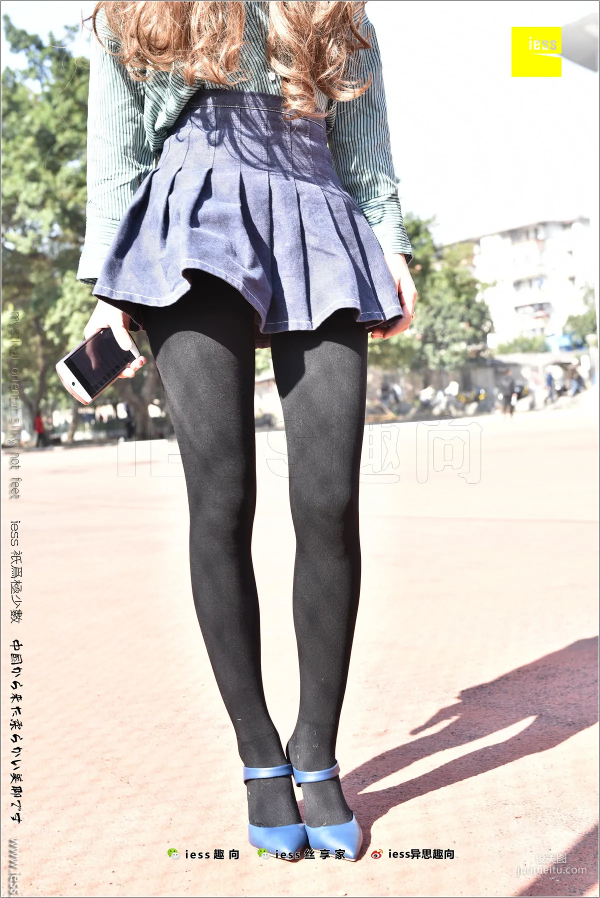 Silk Stockings Bento 182 Jing Jing, The See-Through Temptation of Thick Black Stockings [IESS] Photo Set photo 31