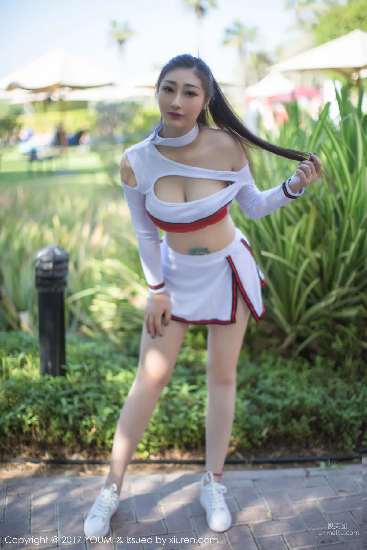 Daji Toxic, Uniform and Vacuum Metal Chain [YouMi] VOL.090 Photo Set photo 8