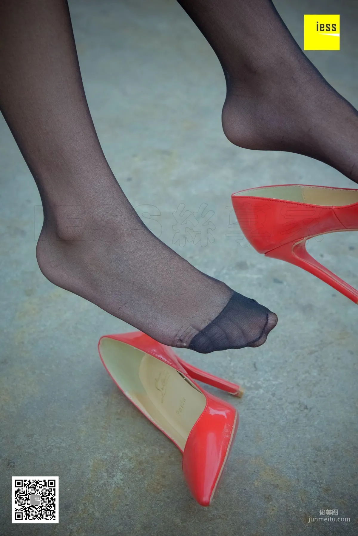 Si Xiang Jia 139 Mu Mu "Reinforced Toe Black Stockings" [IESS] Photo Set photo 60