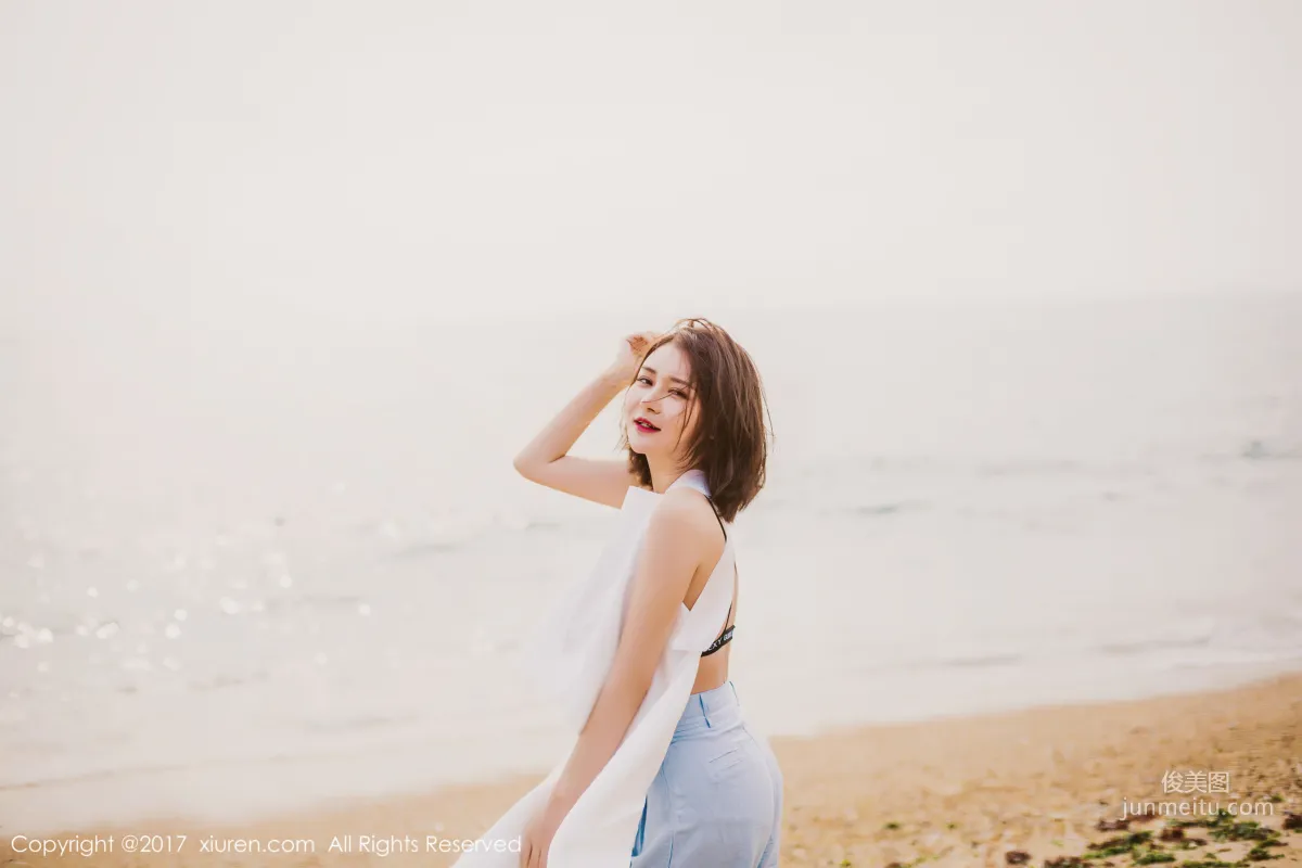 Nian Shi (Kai Zhu) 'Seaside Aesthetic Style + Sexy Indoor' [XiuRen] NO.879 Photo Set photo 10
