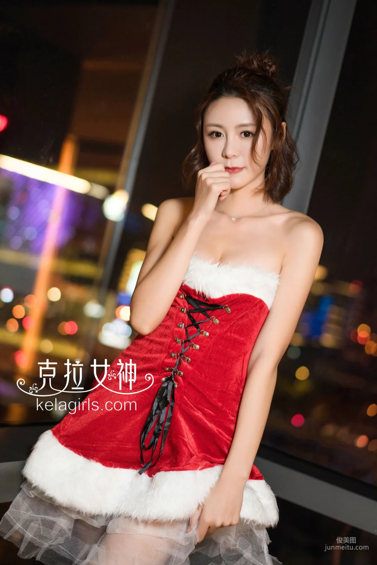 昕予《缤纷平安夜》 [克拉女神Kelagirls] 写真集4