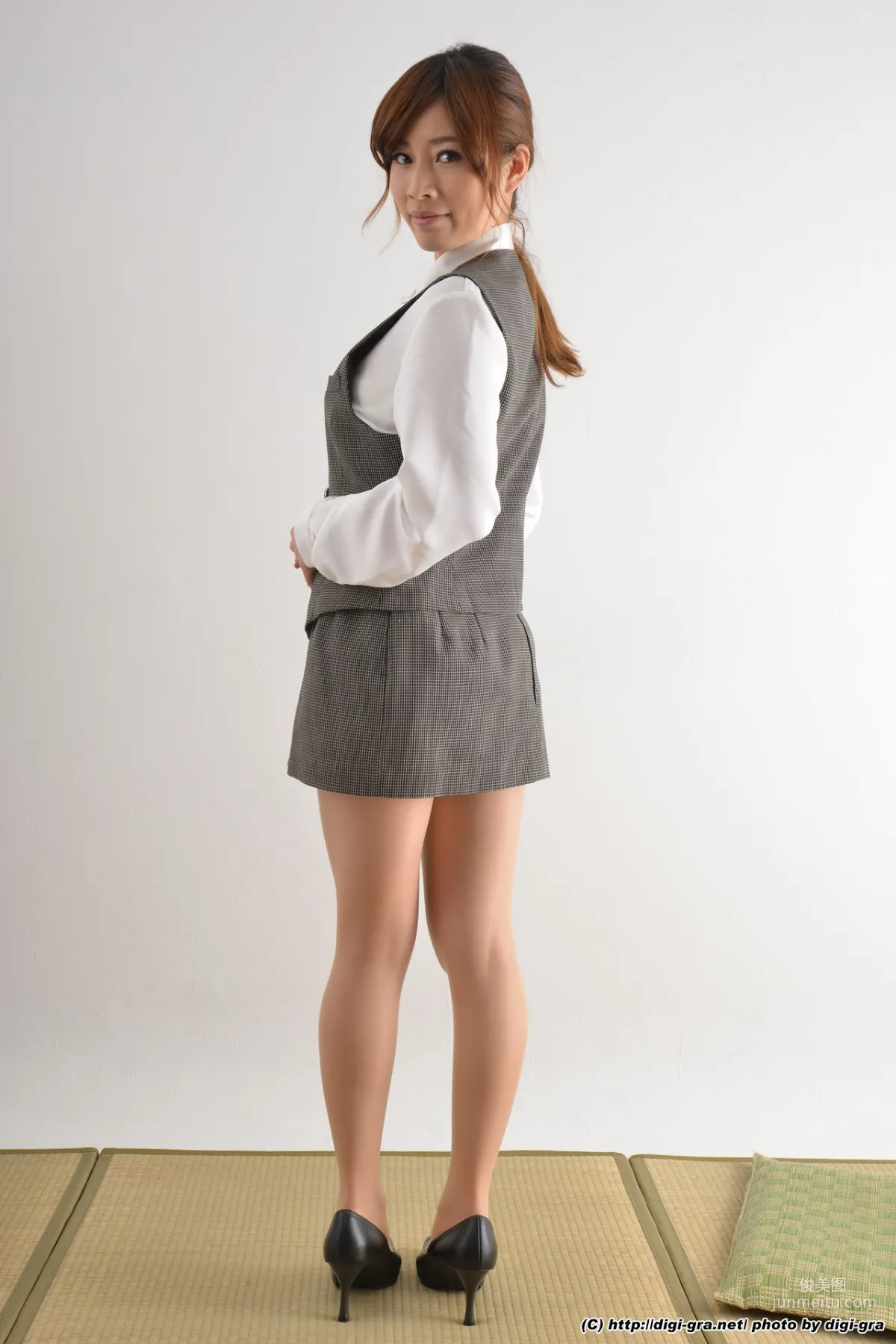 奥田咲 肉丝OL制服 Set3 [Digi-Graデジグラ] 写真集8