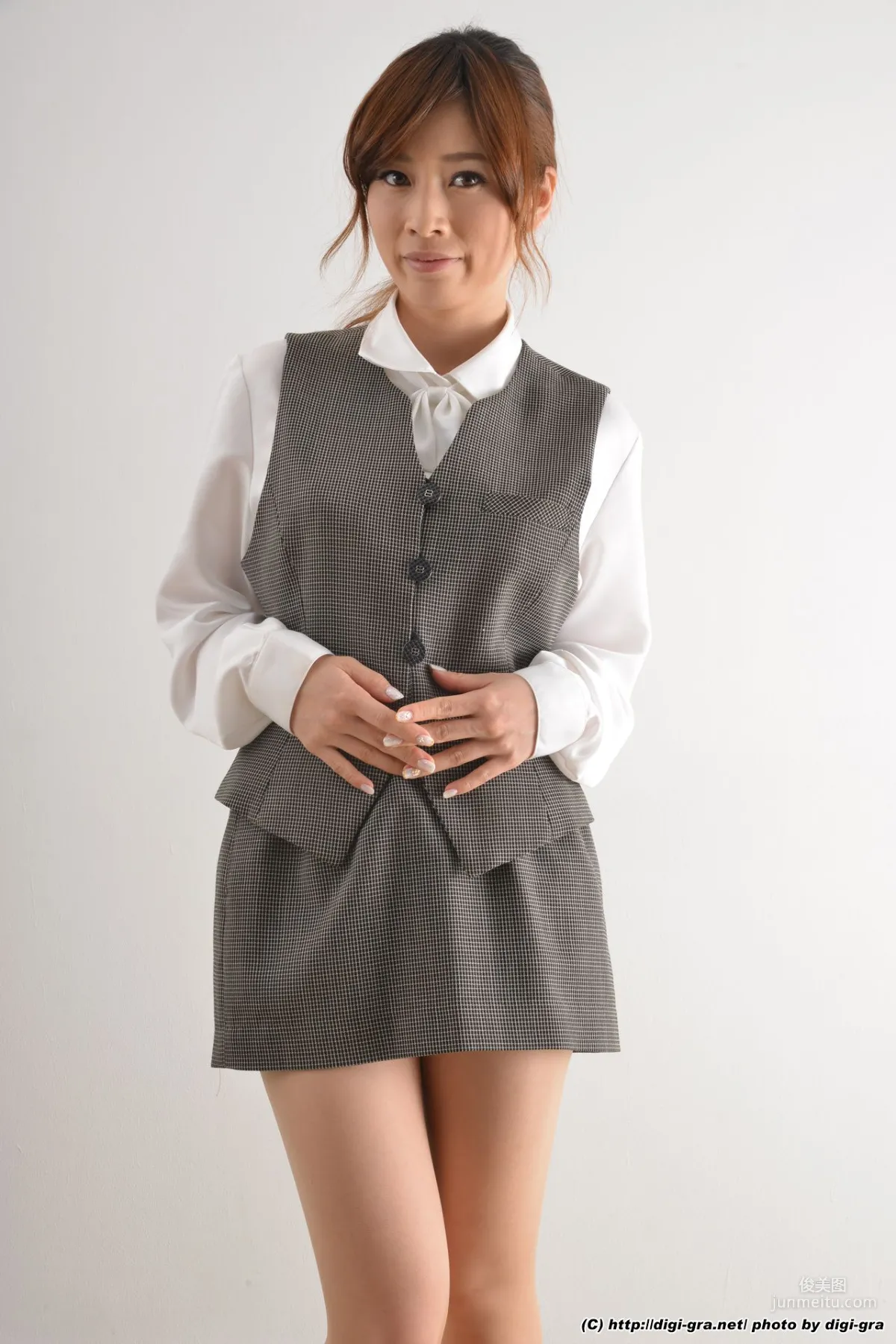 奥田咲 肉丝OL制服 Set3 [Digi-Graデジグラ] 写真集2