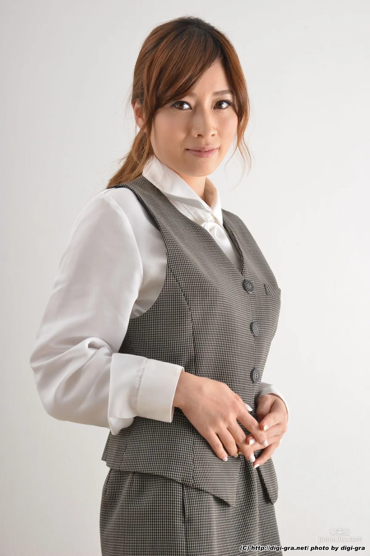 奥田咲 肉丝OL制服 Set3 [Digi-Graデジグラ] 写真集5