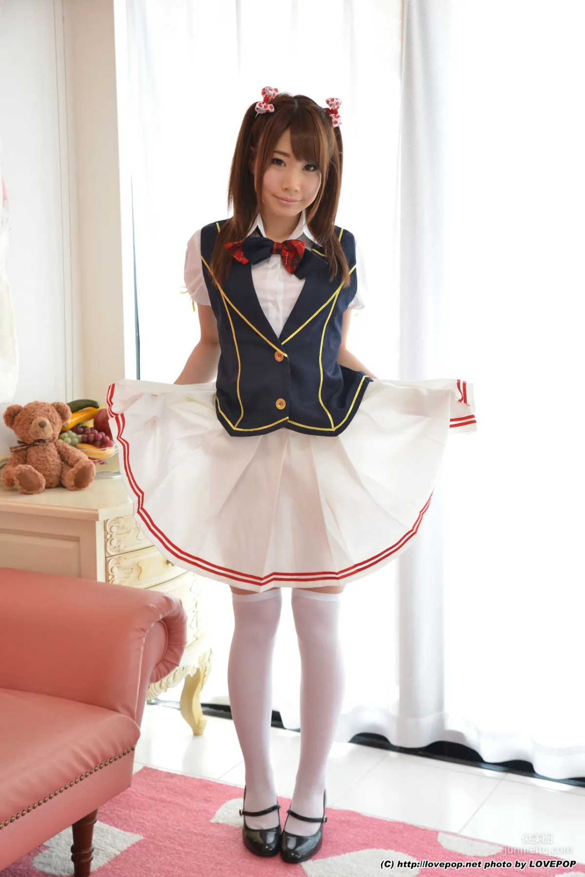 Rui Hasegawa Uniform Cute Girl Set9 [LovePop] Photo Set photo 10