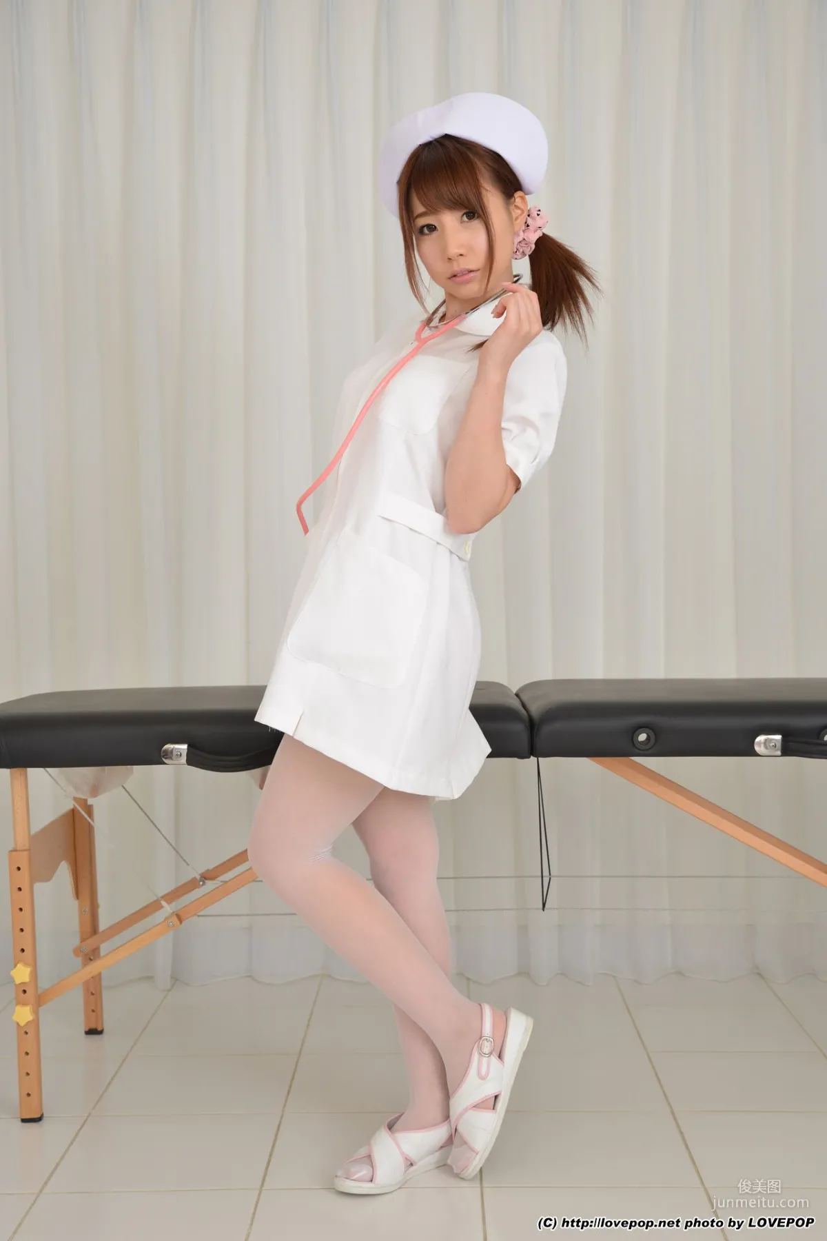 Rui Hasegawa Rui Hasegawa White Stockings Beautiful Nurse Set8 [LovePop] Photo Set photo 8