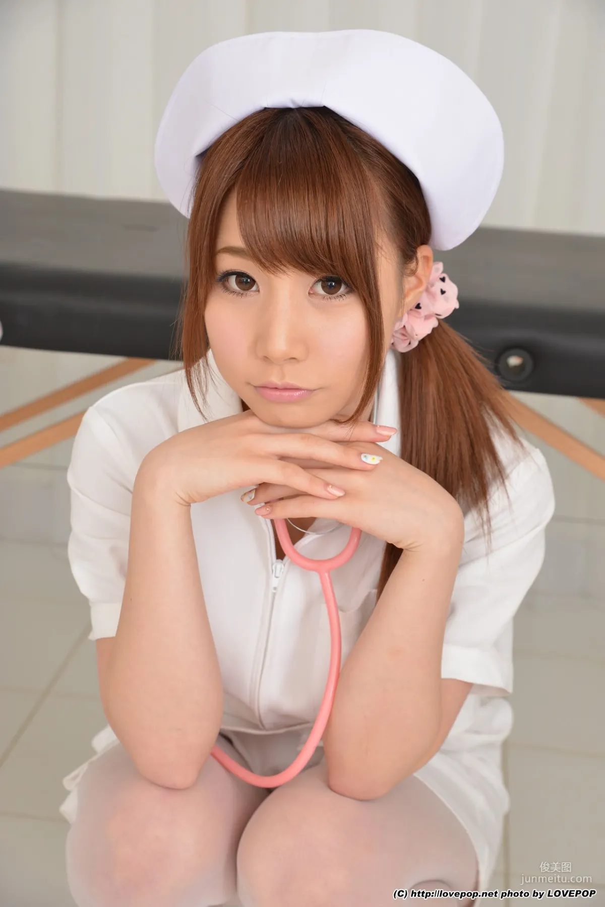 Rui Hasegawa Rui Hasegawa White Stockings Beautiful Nurse Set8 [LovePop] Photo Set photo 15