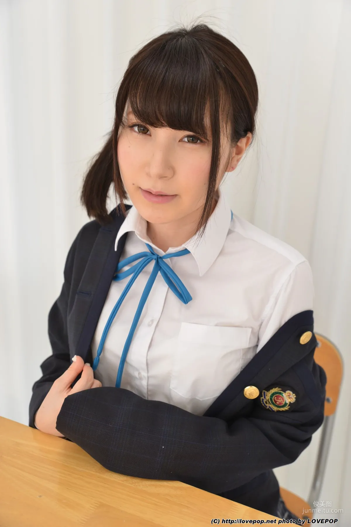 Aika Rino Aika Rino School Uniform Set4 [LovePop] Photo Set photo 46