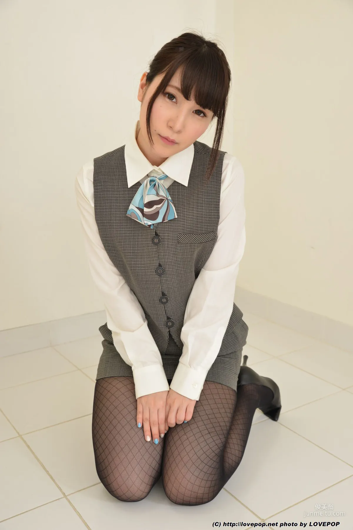 Aika Rino Stockings Uniform Set3 [LovePop] Photo Set photo 23