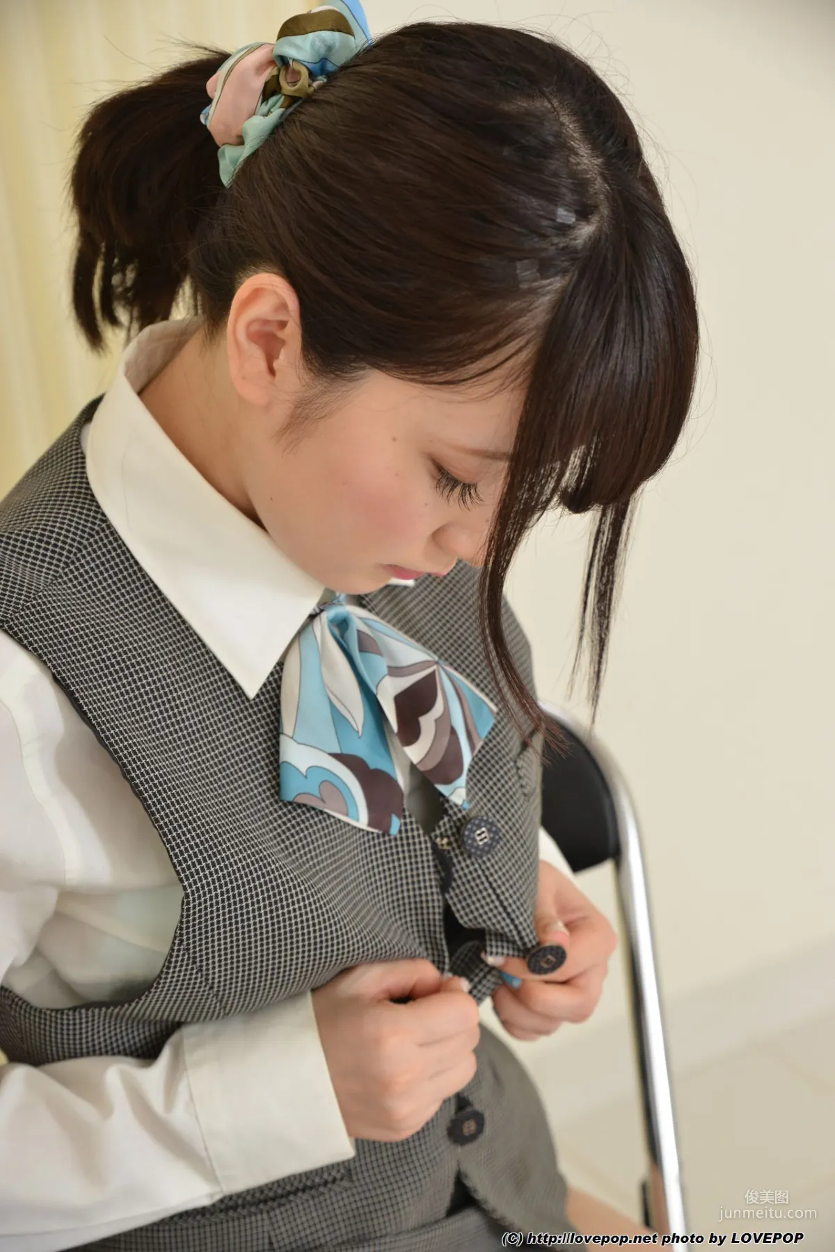 Aika Rino Stockings Uniform Set3 [LovePop] Photo Set photo 58