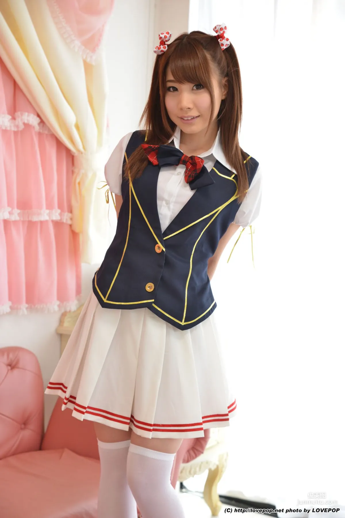Rui Hasegawa Uniform Cute Girl Set9 [LovePop] Photo Set photo 2