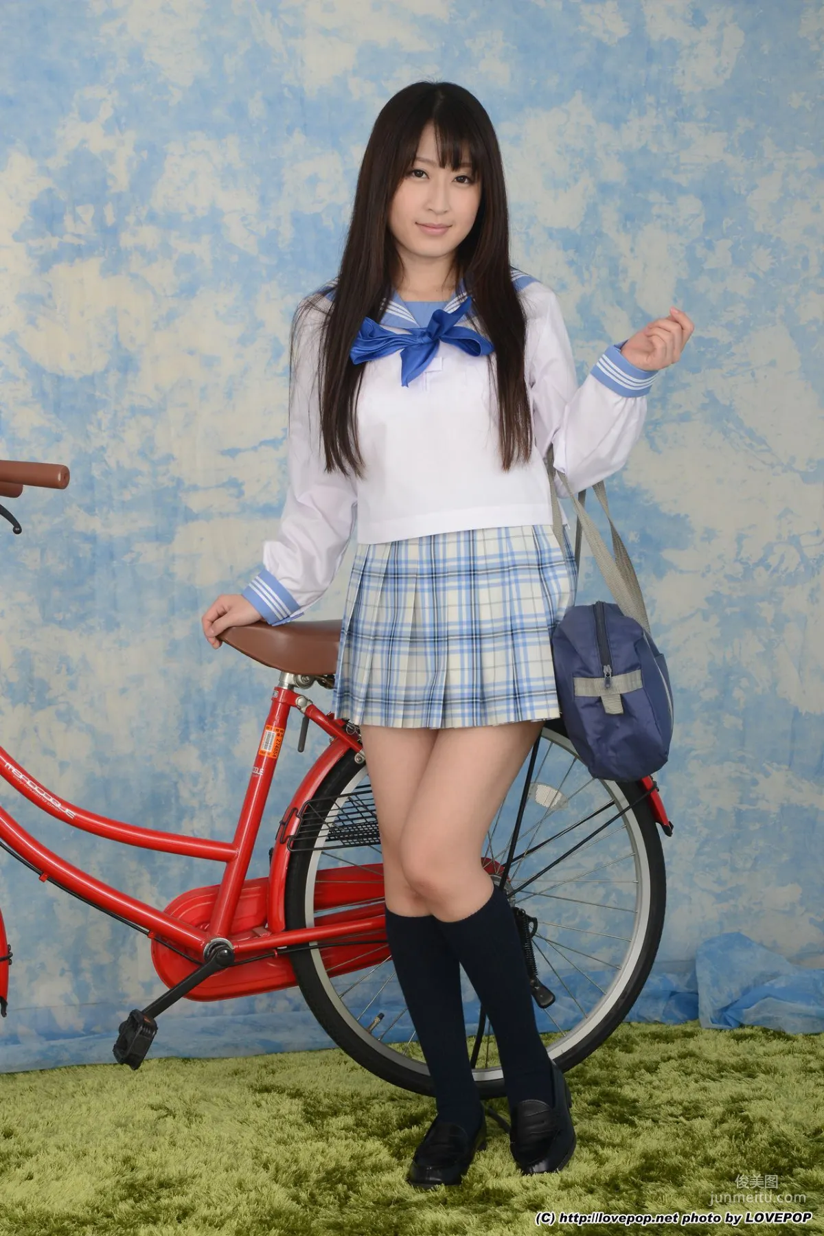 Arisa Misato 美里有紗 单车少女 Set1 [LovePop] 写真集1