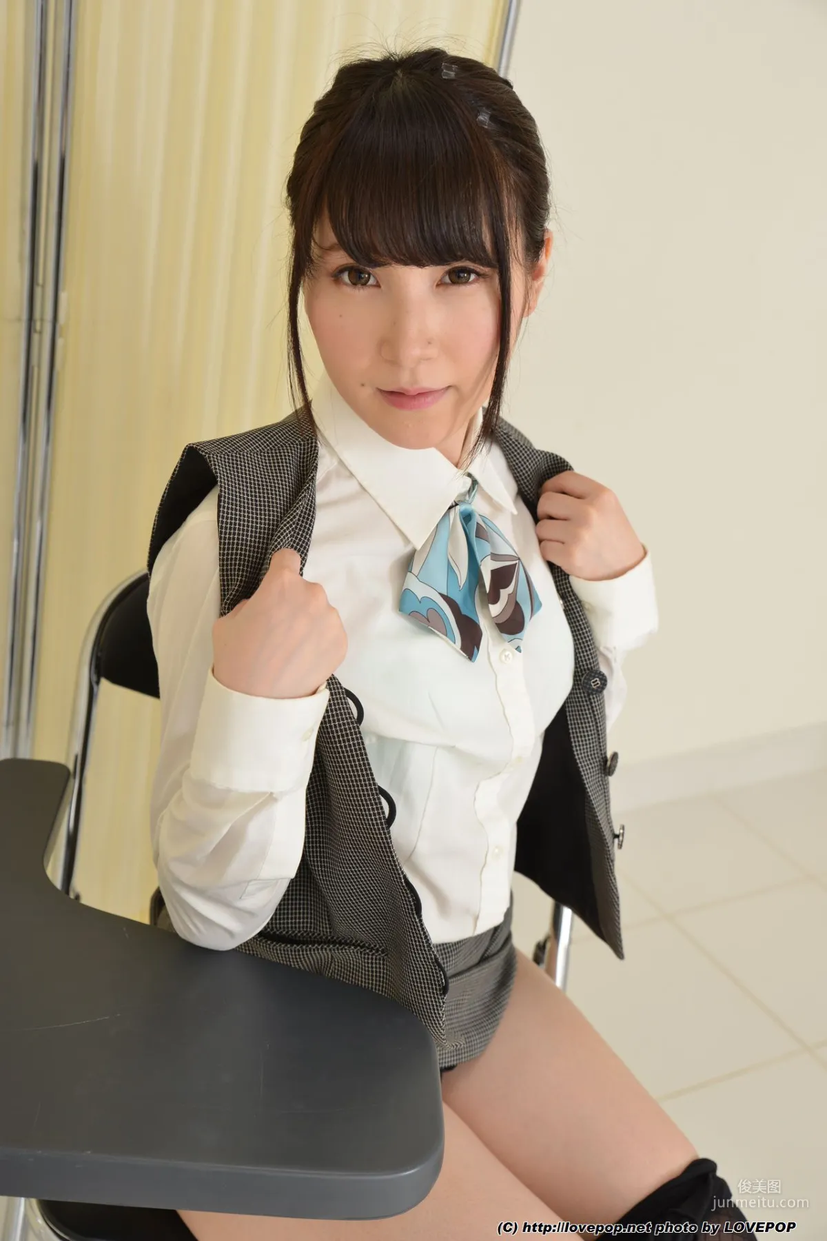 Aika Rino Stockings Uniform Set3 [LovePop] Photo Set photo 59