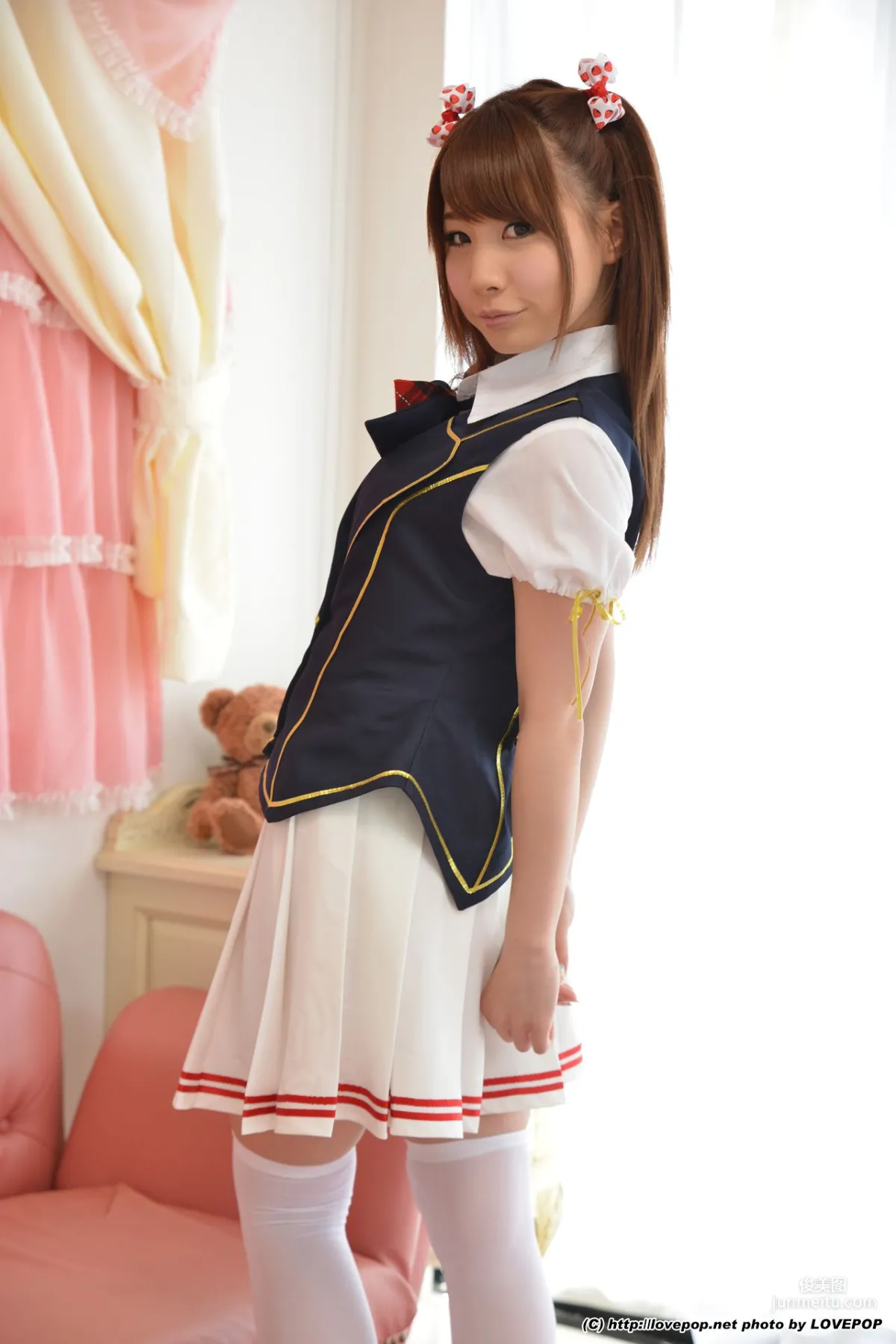 Rui Hasegawa Uniform Cute Girl Set9 [LovePop] Photo Set photo 8