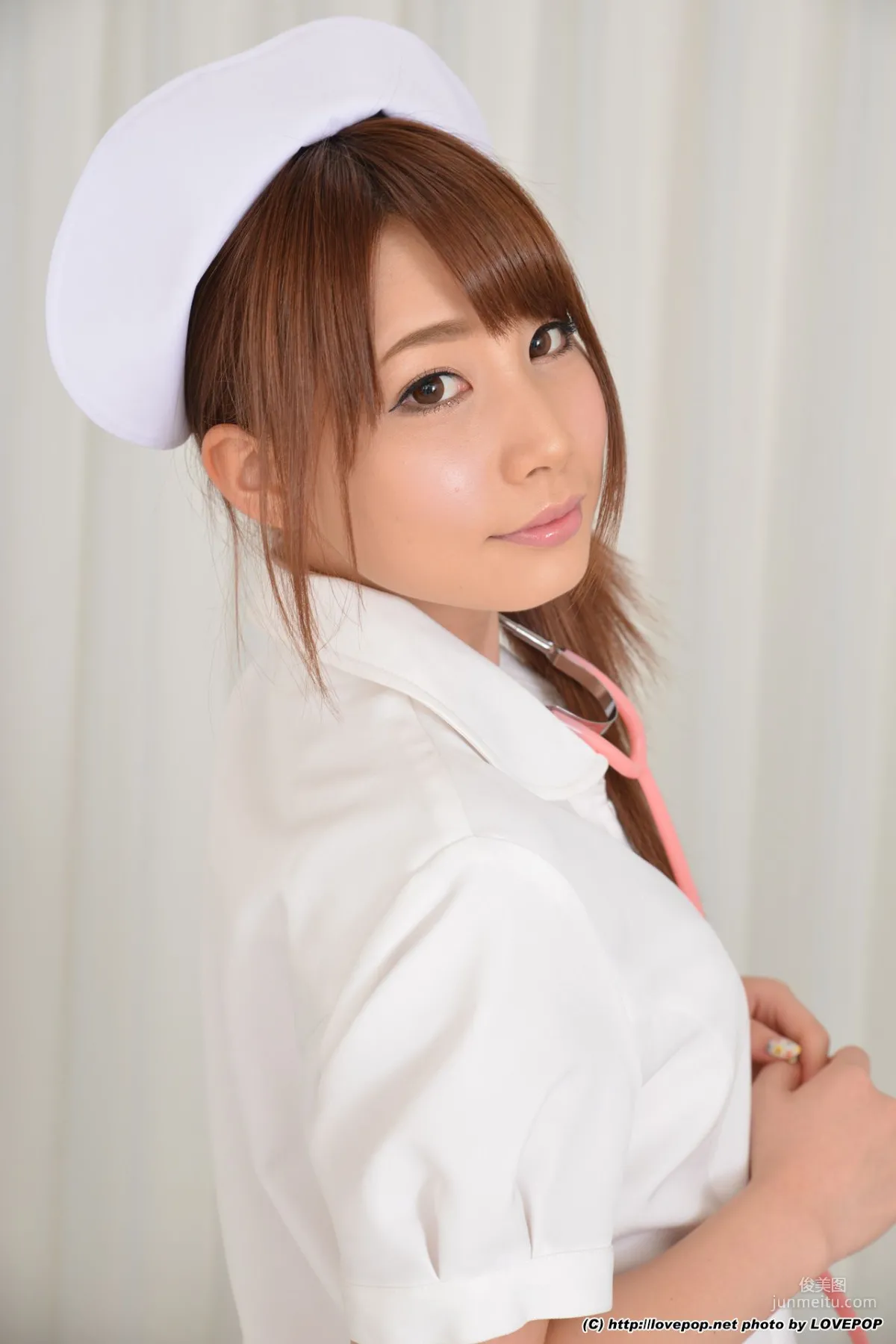 Rui Hasegawa Rui Hasegawa White Stockings Beautiful Nurse Set8 [LovePop] Photo Set photo 13