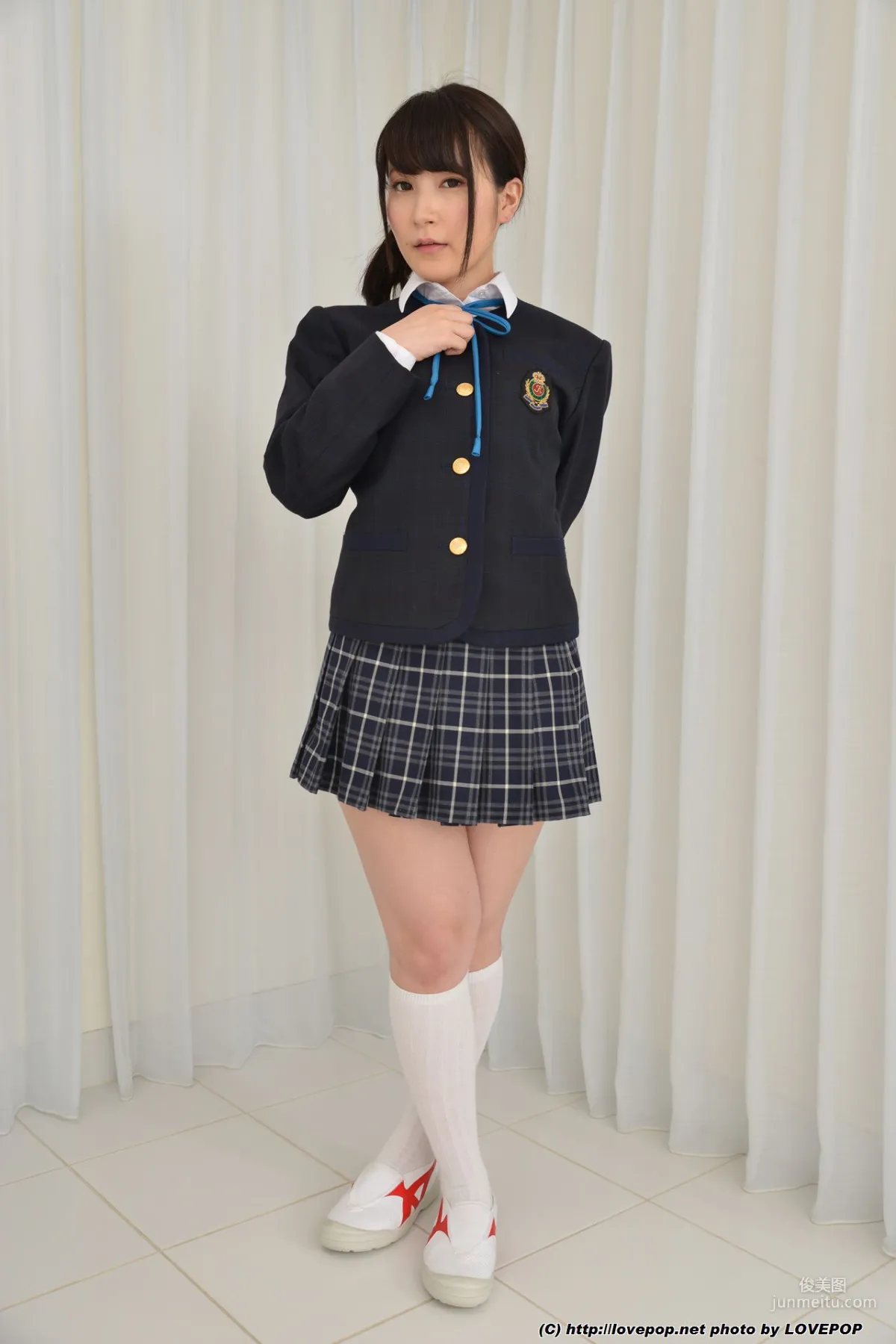 Aika Rino Aika Rino School Uniform Set4 [LovePop] Photo Set photo 28