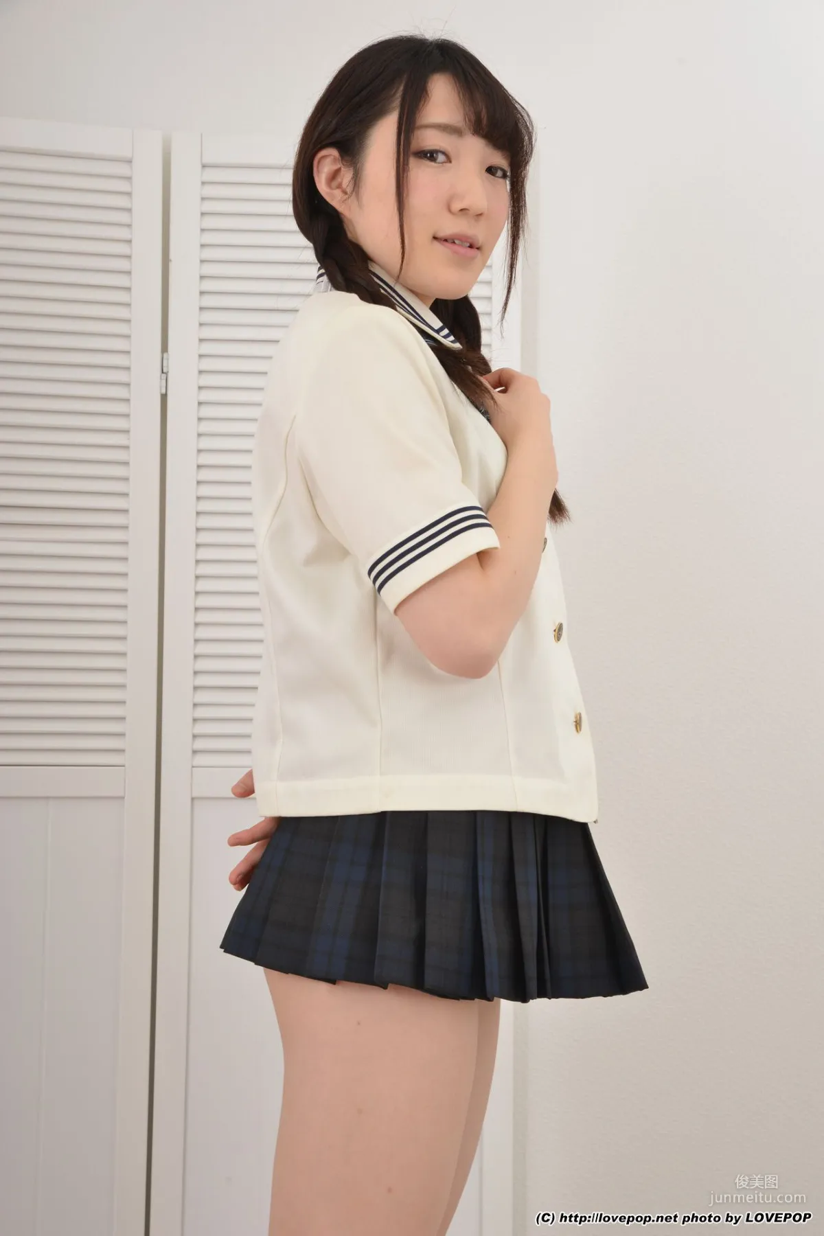 Mayura Kawase School Uniform Student Set06 [LovePop] Photo Set photo 5