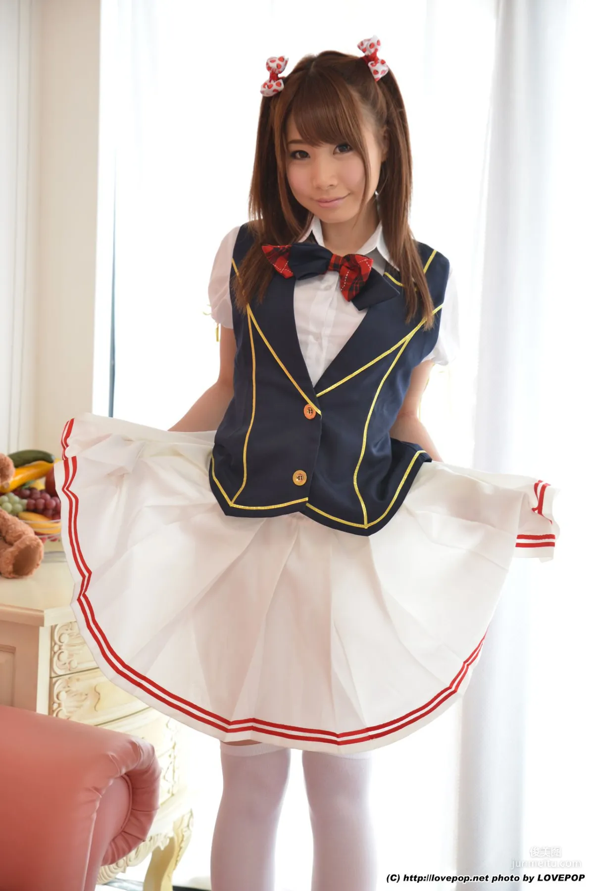 Rui Hasegawa Uniform Cute Girl Set9 [LovePop] Photo Set photo 11
