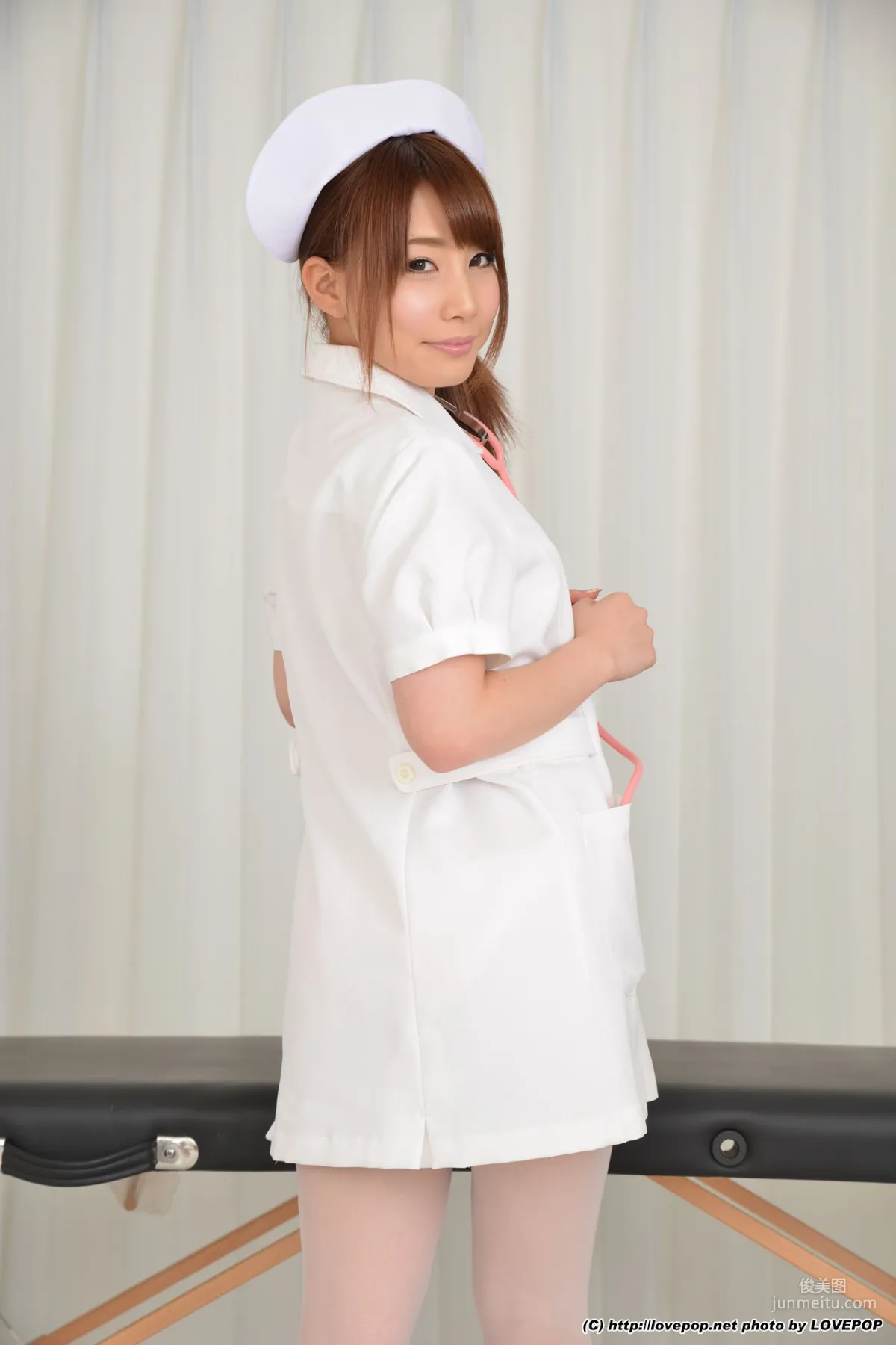 Rui Hasegawa Rui Hasegawa White Stockings Beautiful Nurse Set8 [LovePop] Photo Set photo 12