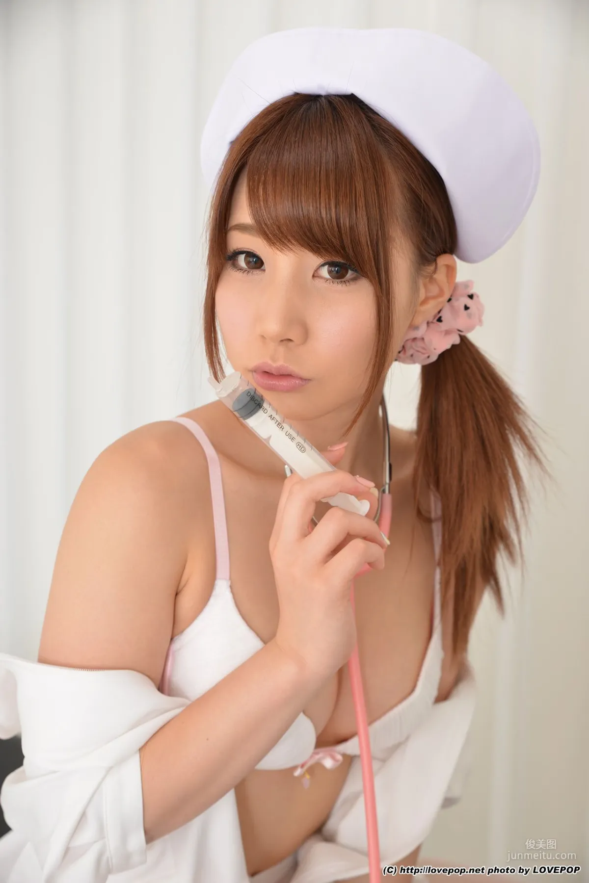 Rui Hasegawa Rui Hasegawa White Stockings Beautiful Nurse Set8 [LovePop] Photo Set photo 47