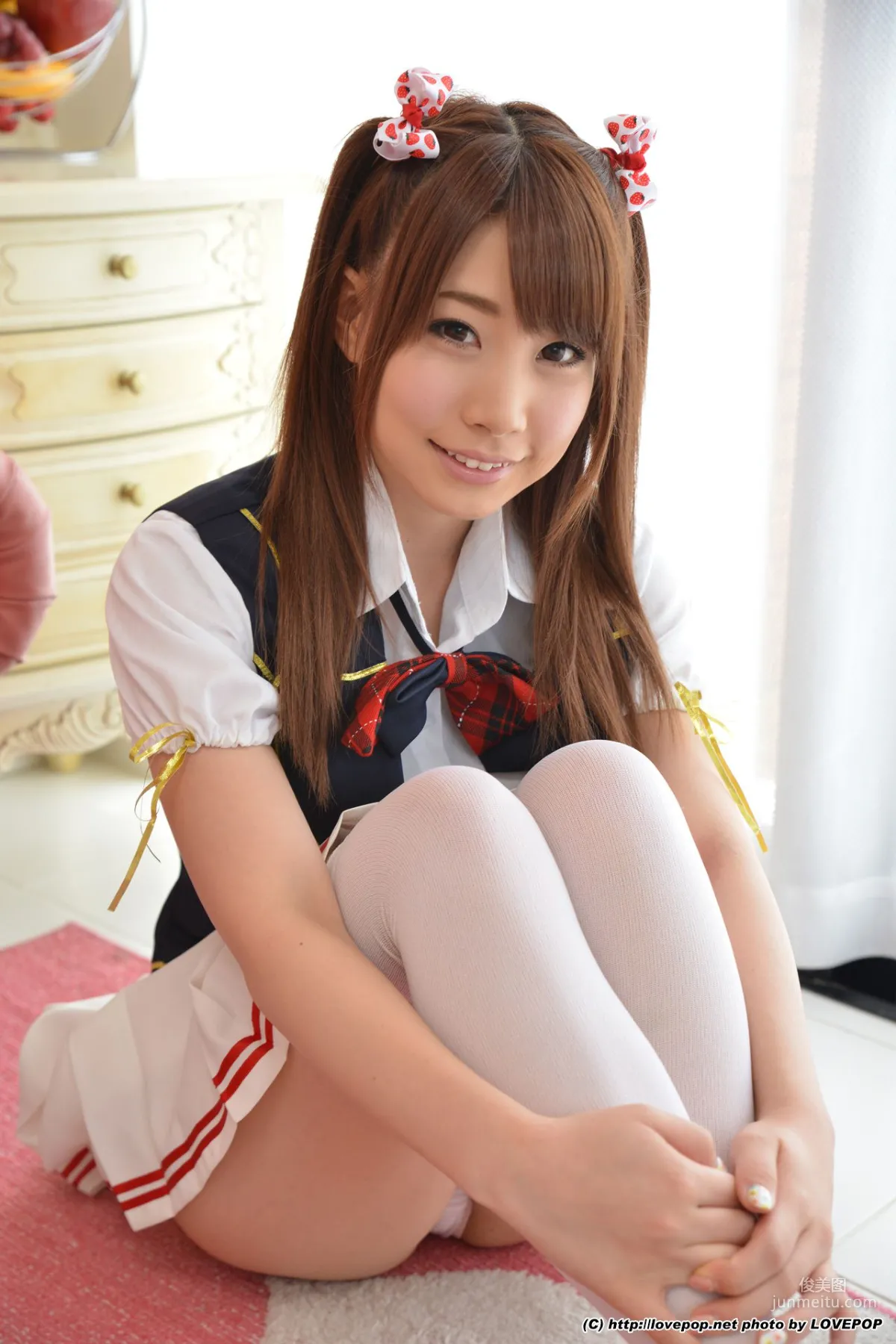 Rui Hasegawa Uniform Cute Girl Set9 [LovePop] Photo Set photo 19