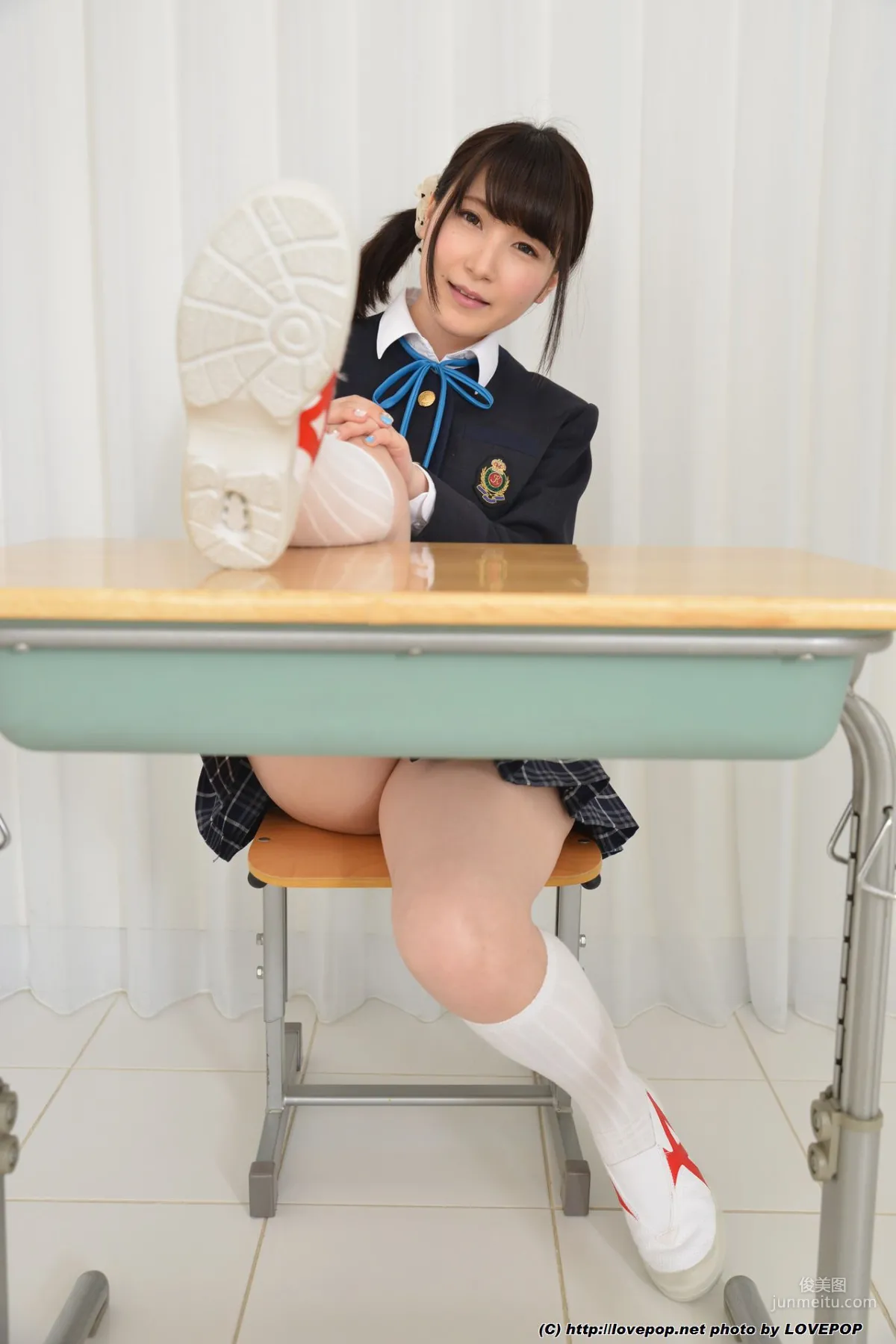 Aika Rino Aika Rino School Uniform Set4 [LovePop] Photo Set photo 36