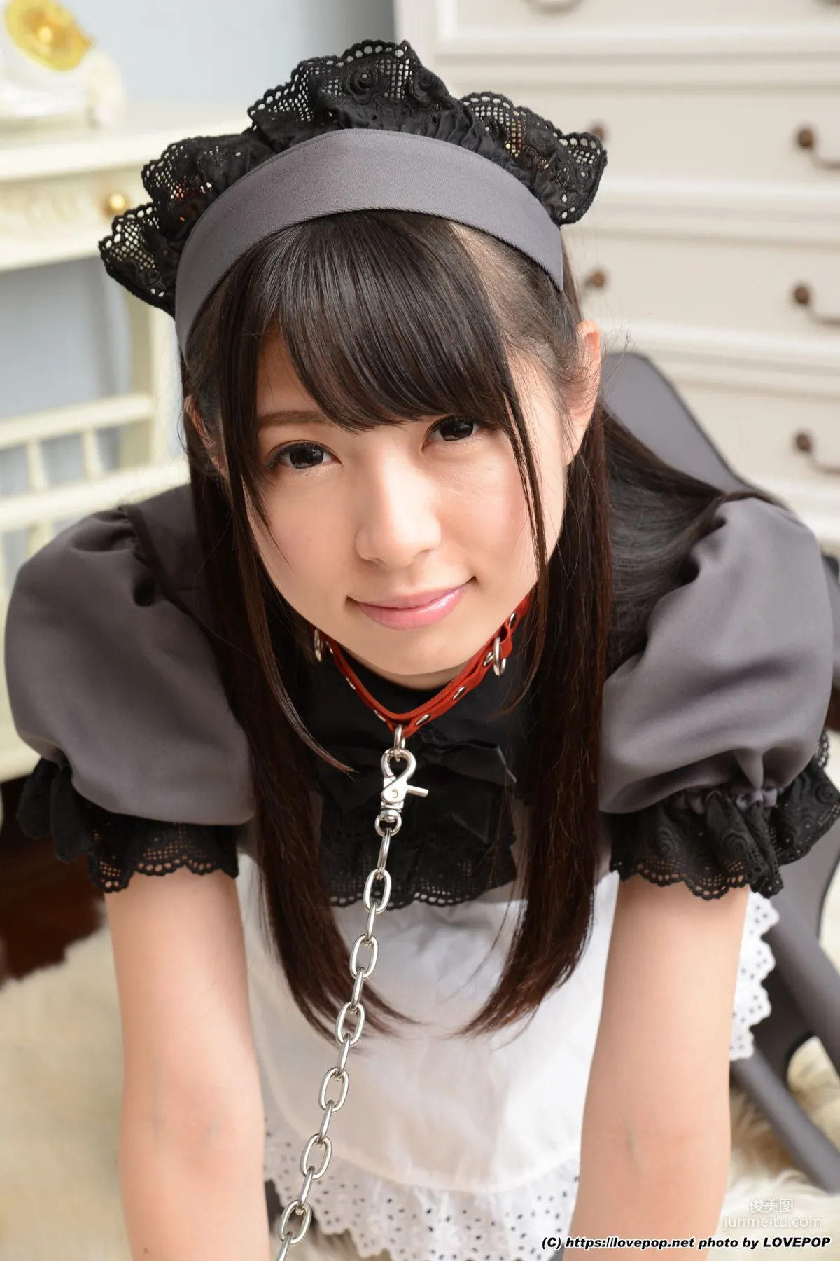 Rena Aoi あおいれな  俏皮厨娘 Maid Set02 [LovePop] 写真集14