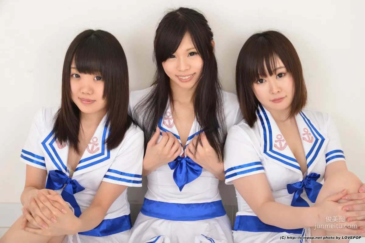 瀬戸愛莉&夏乃ひまわり&一乃瀬るりあ tsu∞na∞gu Set01 [LovePop] 寫真集 24