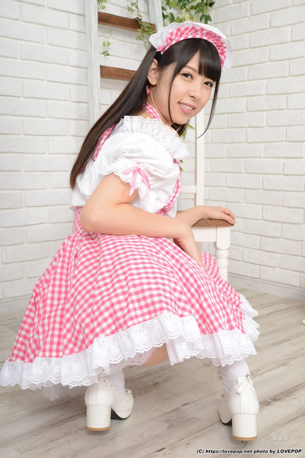 あおいれな Rena Aoi 粉色女仆 Maid Set01 [LovePop] 写真集19