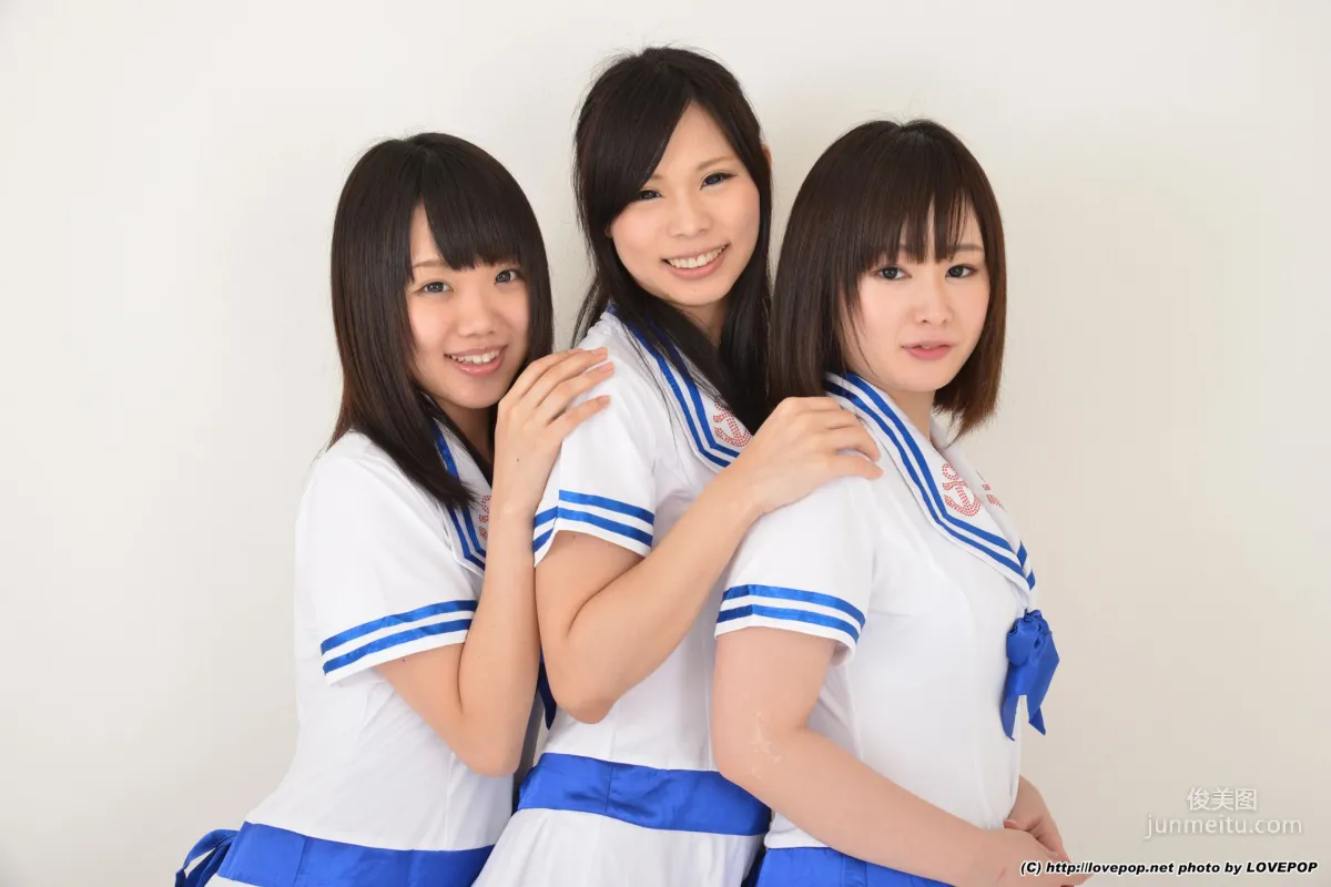 瀬戸愛莉&夏乃ひまわり&一乃瀬るりあ tsu∞na∞gu Set01 [LovePop] 寫真集 4