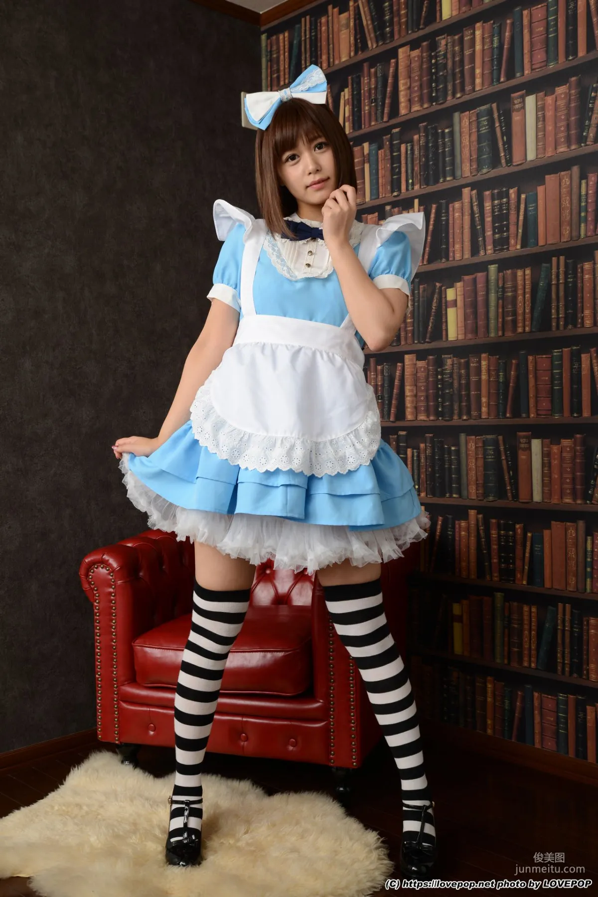 Hikaru Konno 紺野ひかる(绀野光) 女仆 Set06 [LovePop] 写真集1
