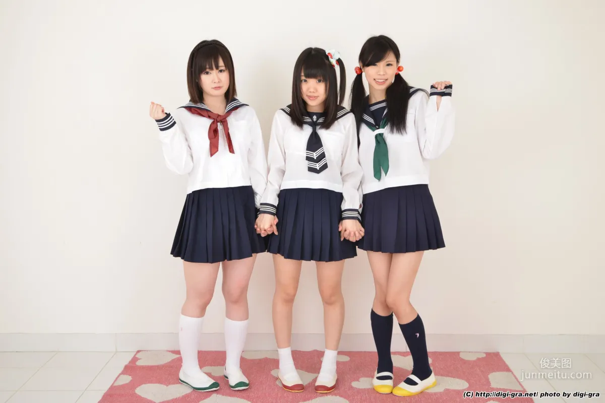 夏乃ひまわり+ 一乃瀬るりあ+瀬戸愛莉 tsu∞na∞gu Set02 [LovePop] 寫真集 1