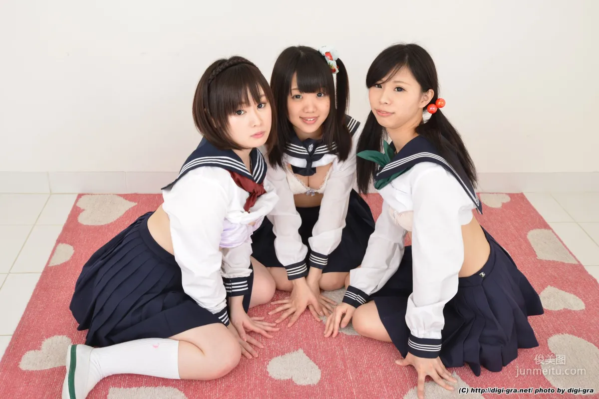 夏乃ひまわり+ 一乃瀬るりあ+瀬戸愛莉 tsu∞na∞gu Set02 [LovePop] 寫真集 38
